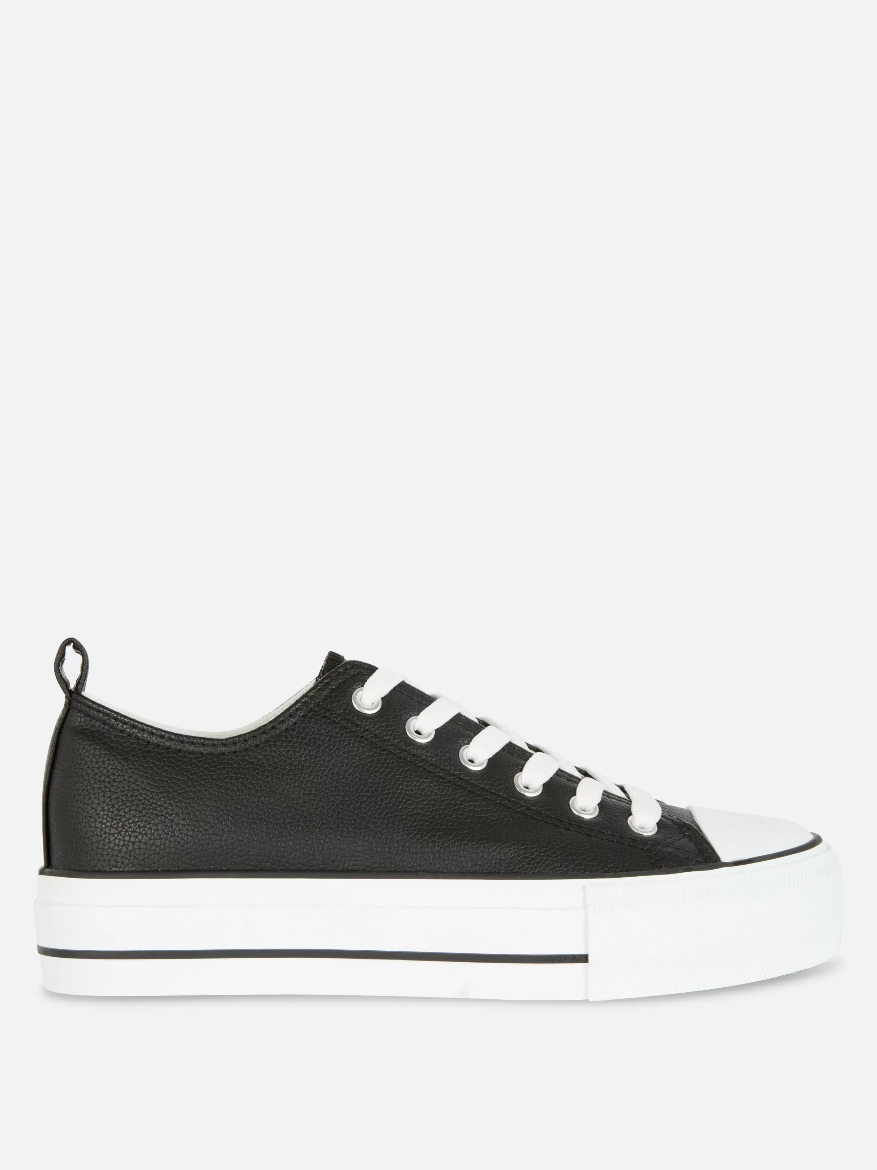 Baskets Basses Compensées En Simili Cuir-Primark Hot