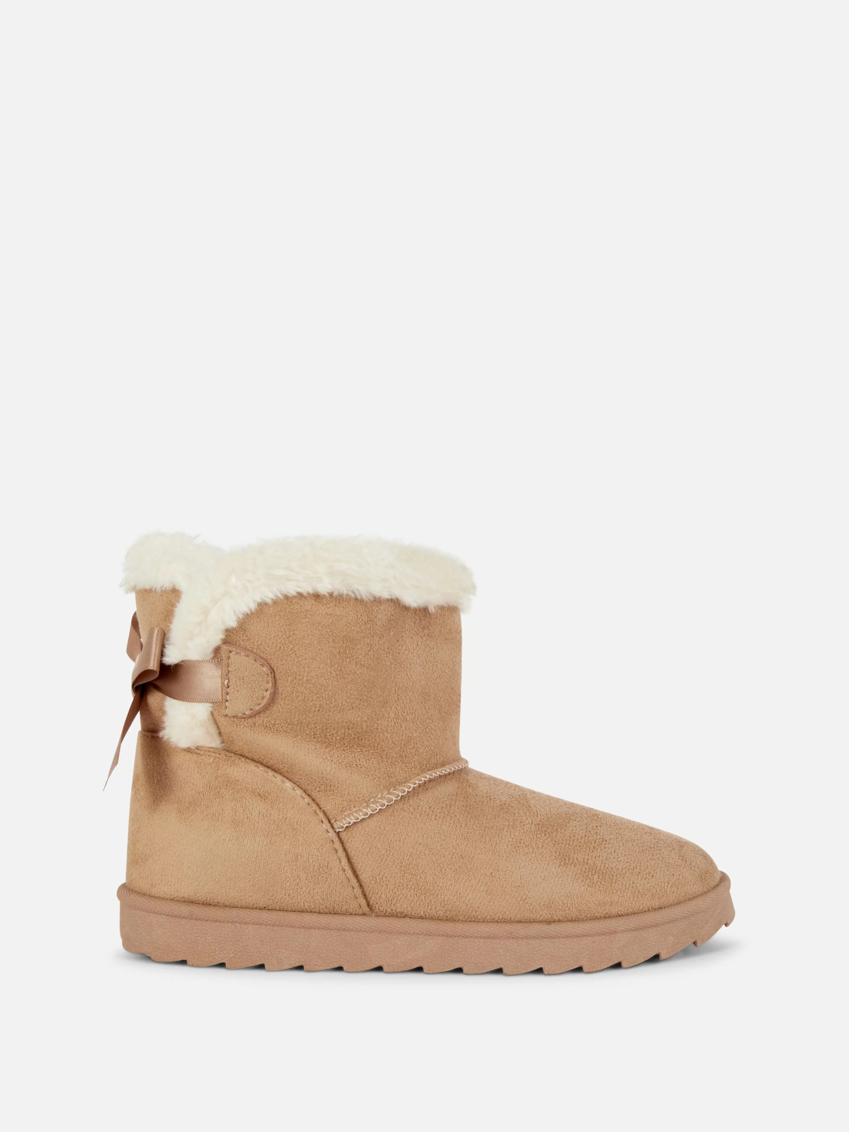 Bottines En Fausse Fourrure Avec Nœud-Primark Store