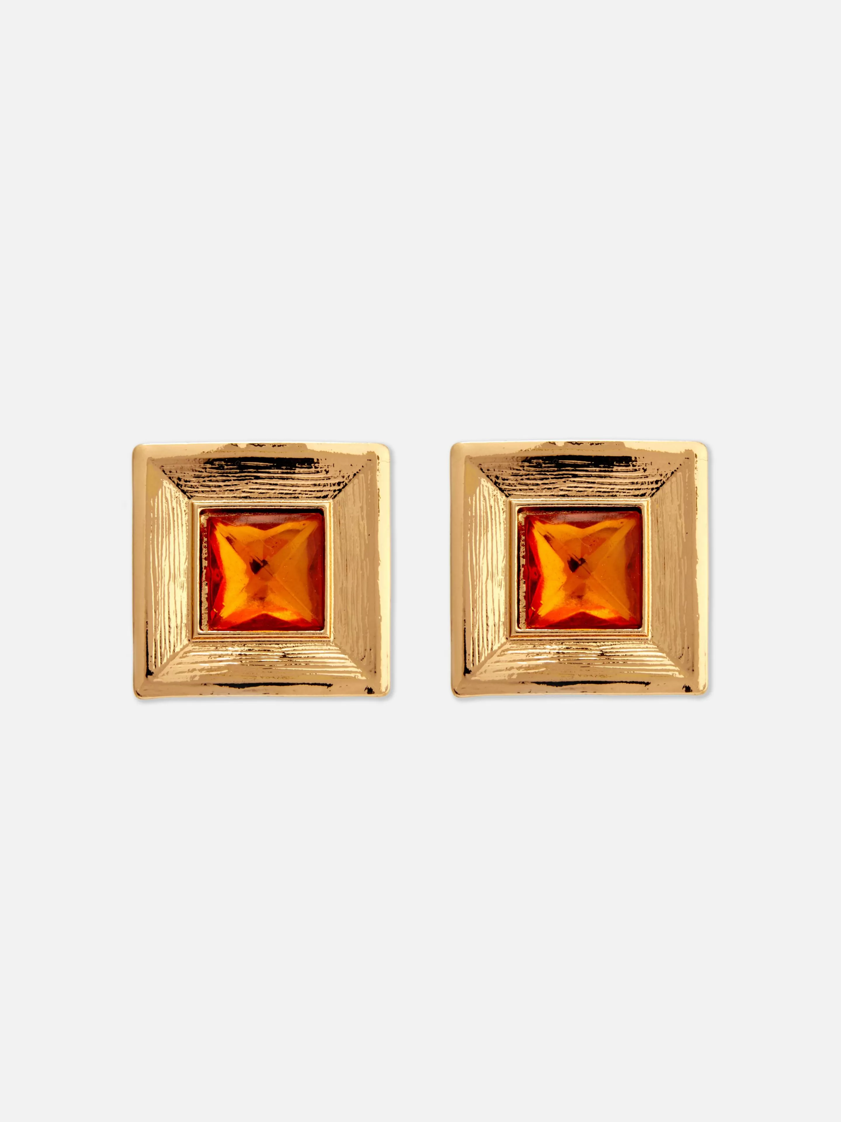 Boucles D'oreilles Carrées à Fausses Gemmes Rita Ora-Primark Hot