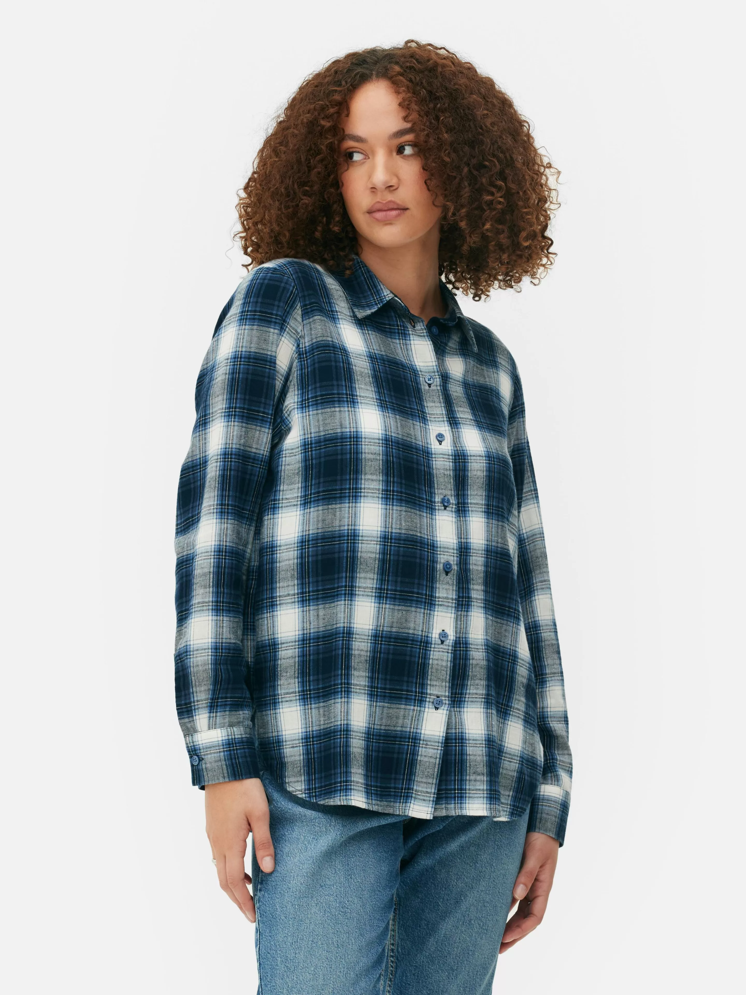 Chemise Boutonnée à Carreaux-Primark Online