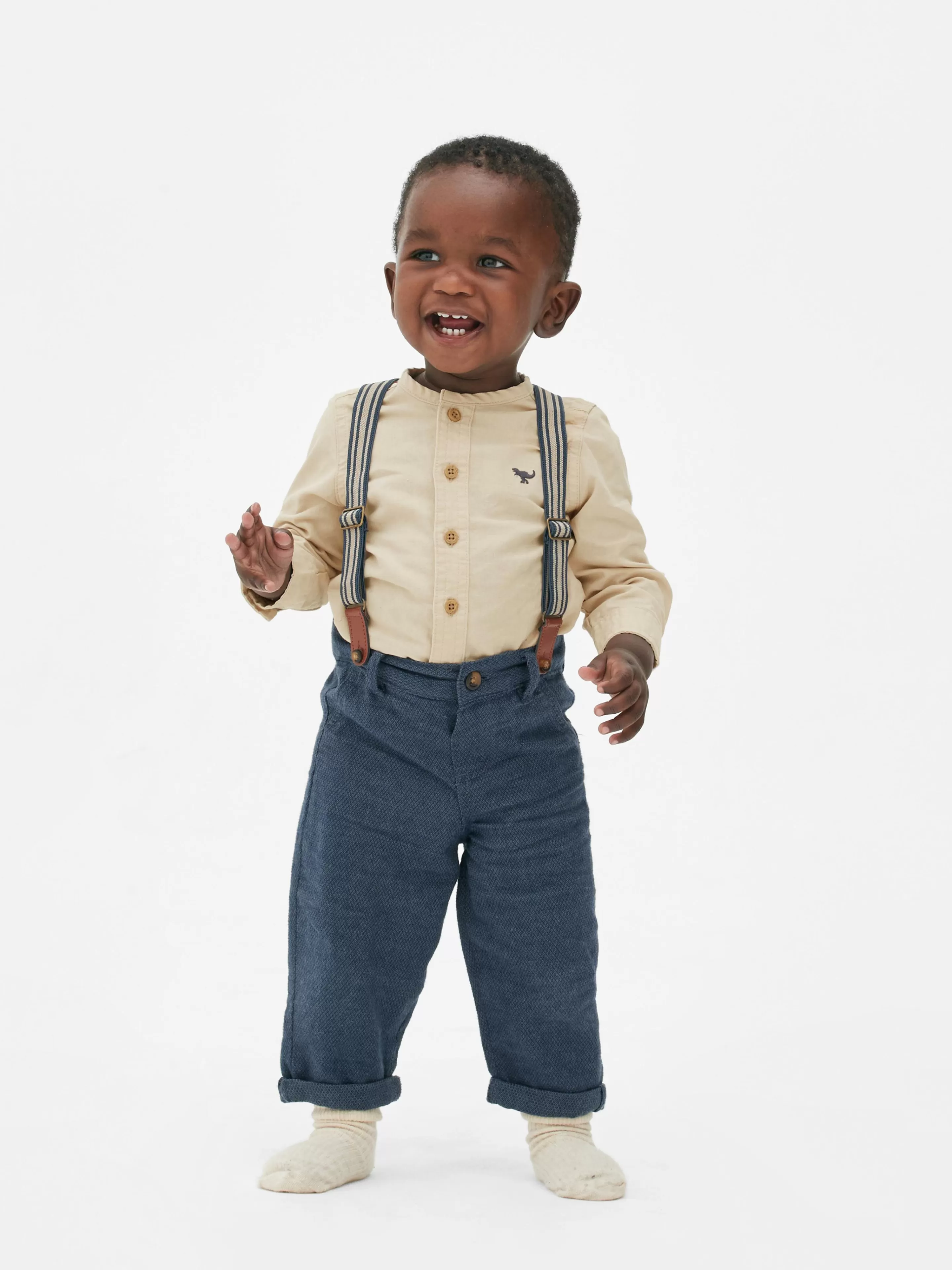Chemise Boutonnée Et Pantalon Avec Bretelles-Primark Cheap