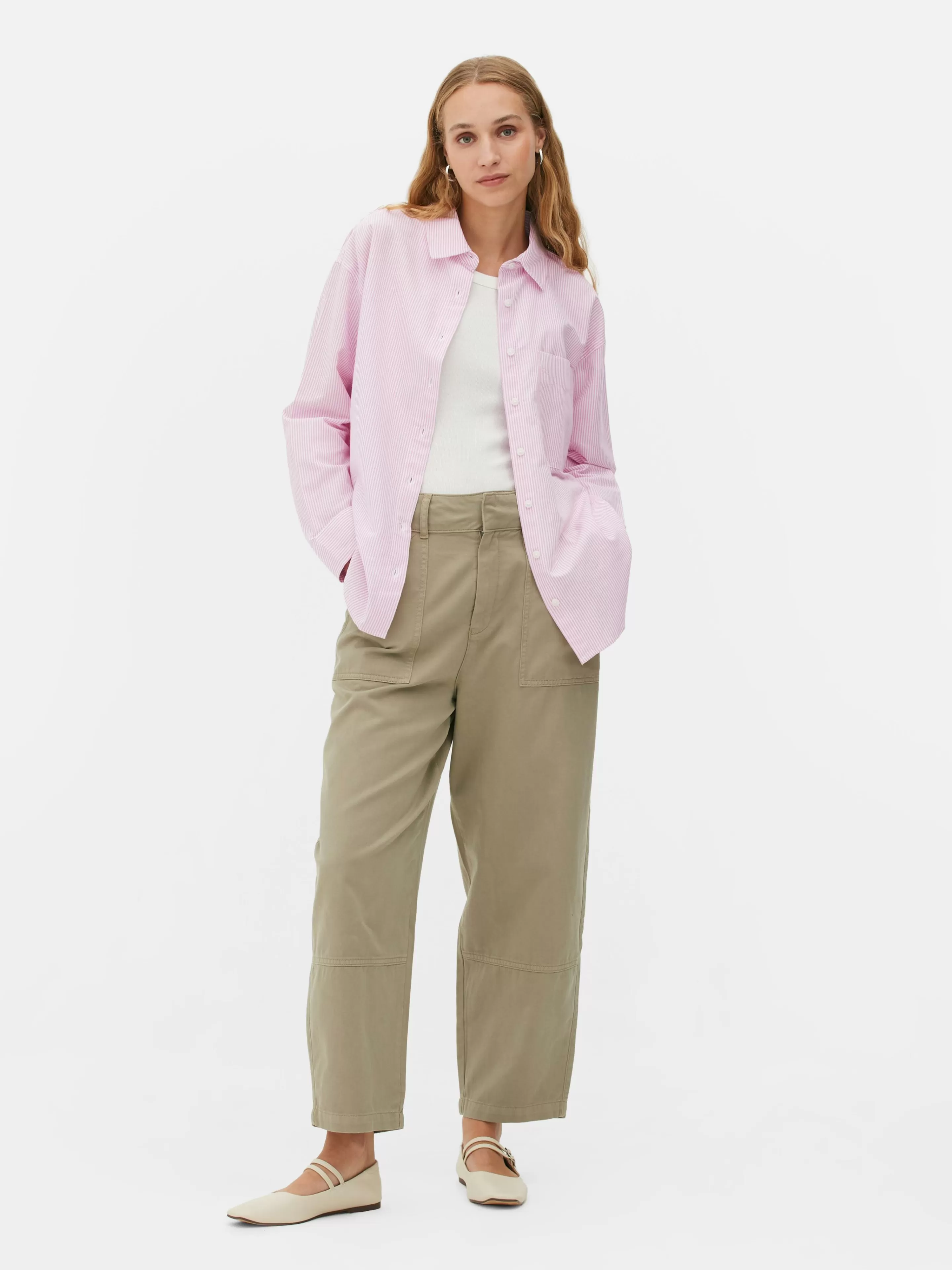 Chemise Oxford à Rayures-Primark Sale