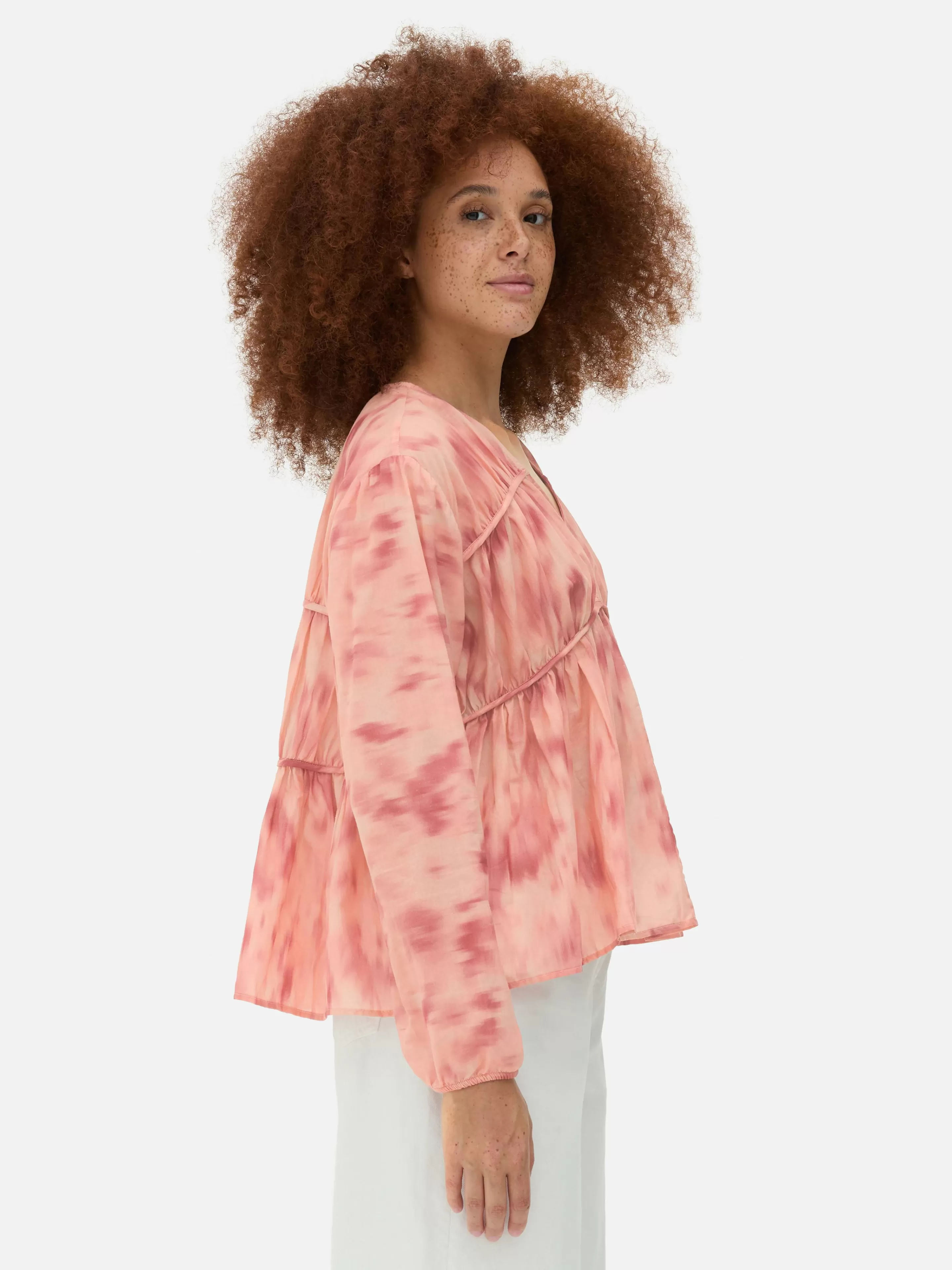 Chemisier à Smock En Voile Drapé-Primark Discount