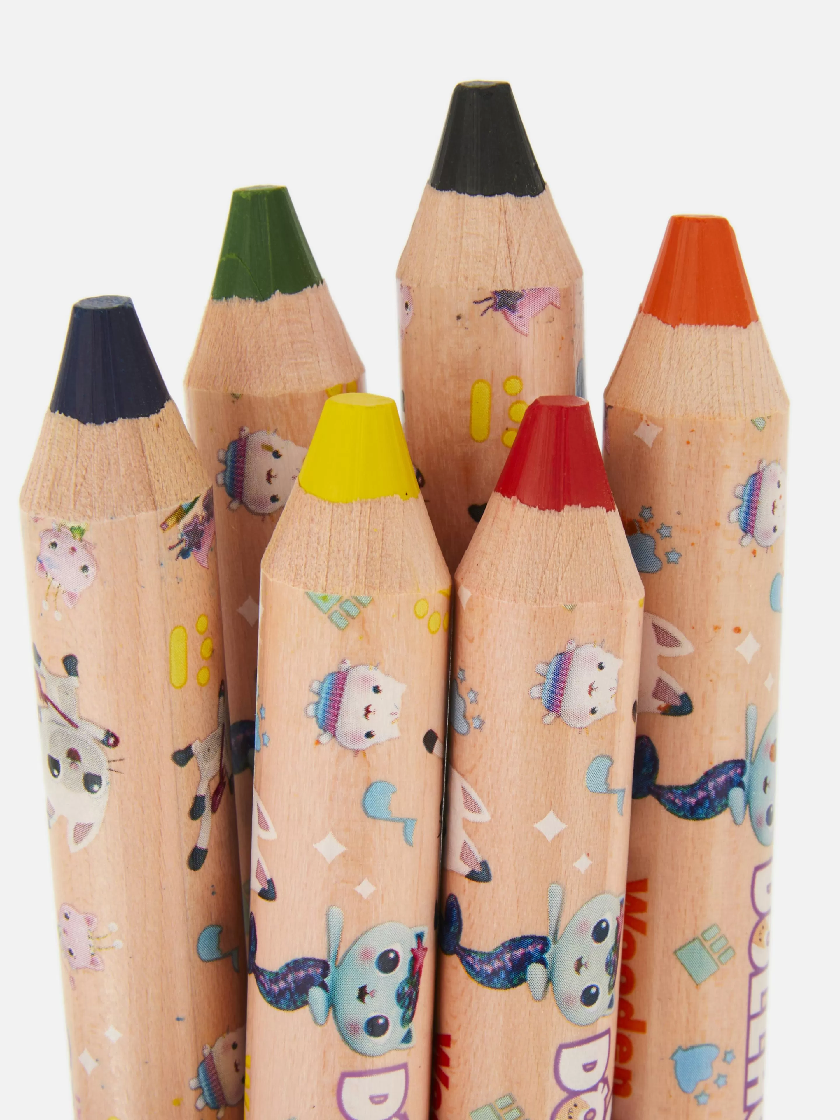 6 Crayons à Coloriage Gabby Et La Maison Magique-Primark Shop
