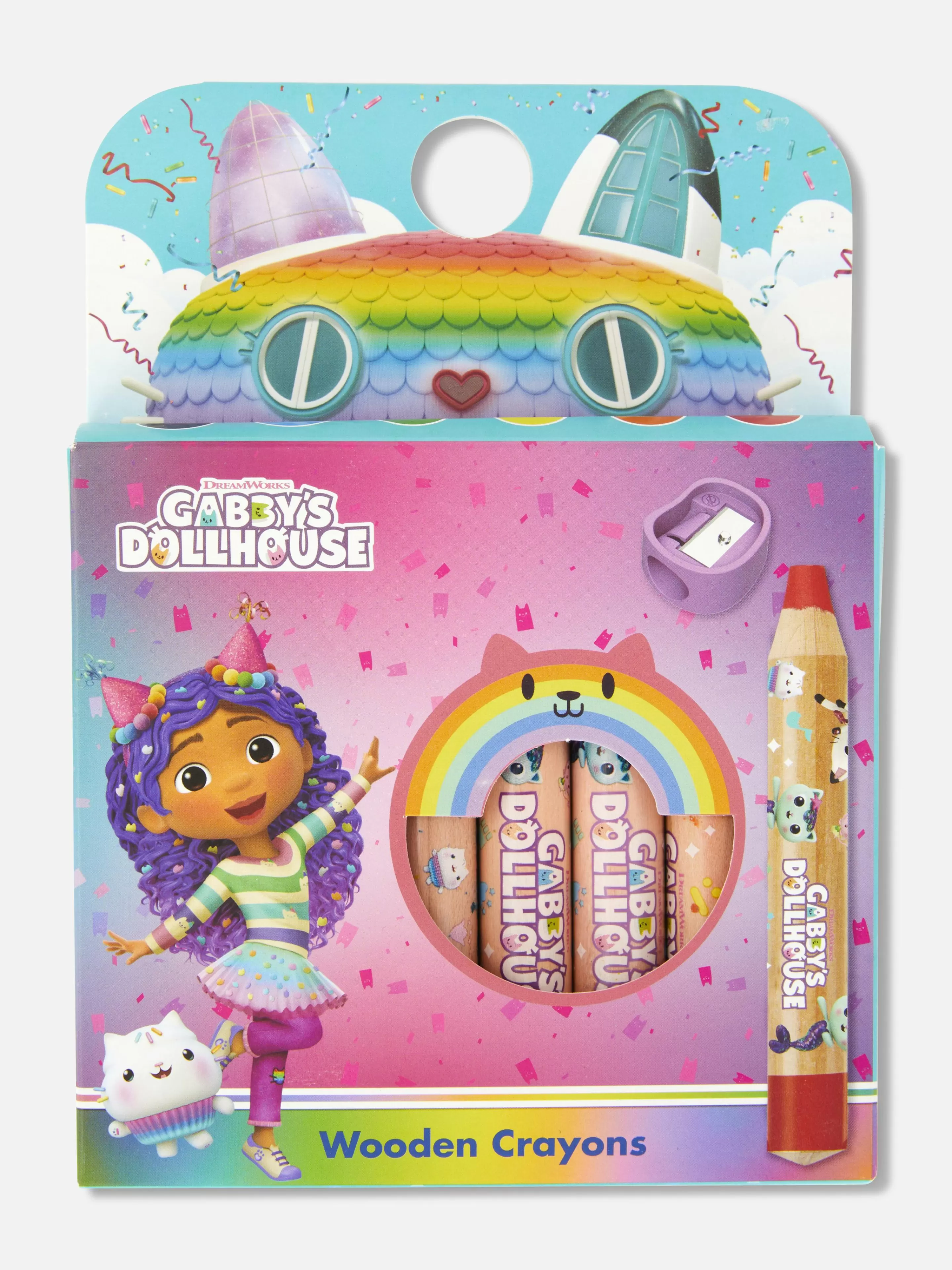 6 Crayons à Coloriage Gabby Et La Maison Magique-Primark Shop