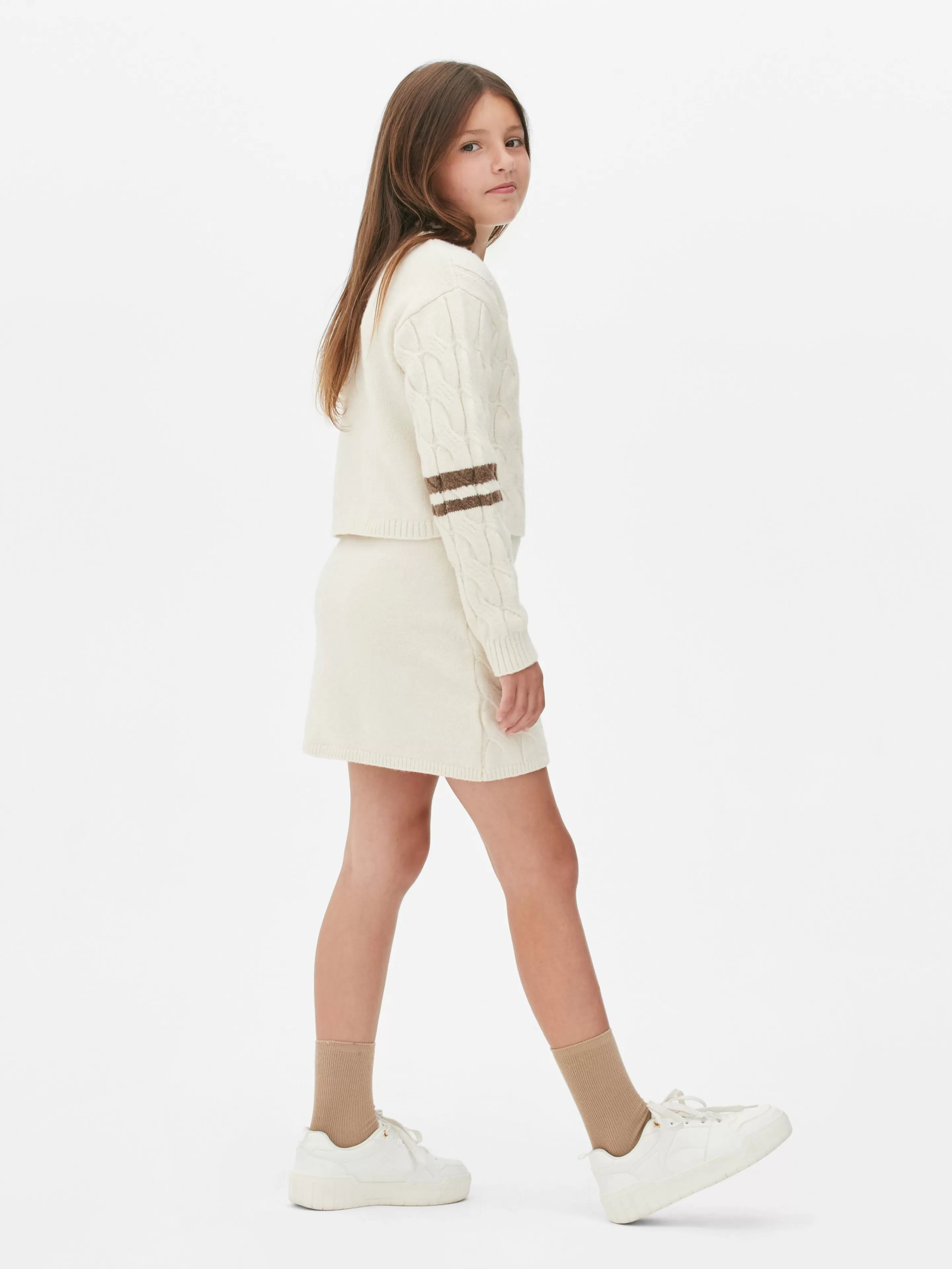 Ensemble Coordonné Pull Et Jupe En Maille Torsadée-Primark Flash Sale