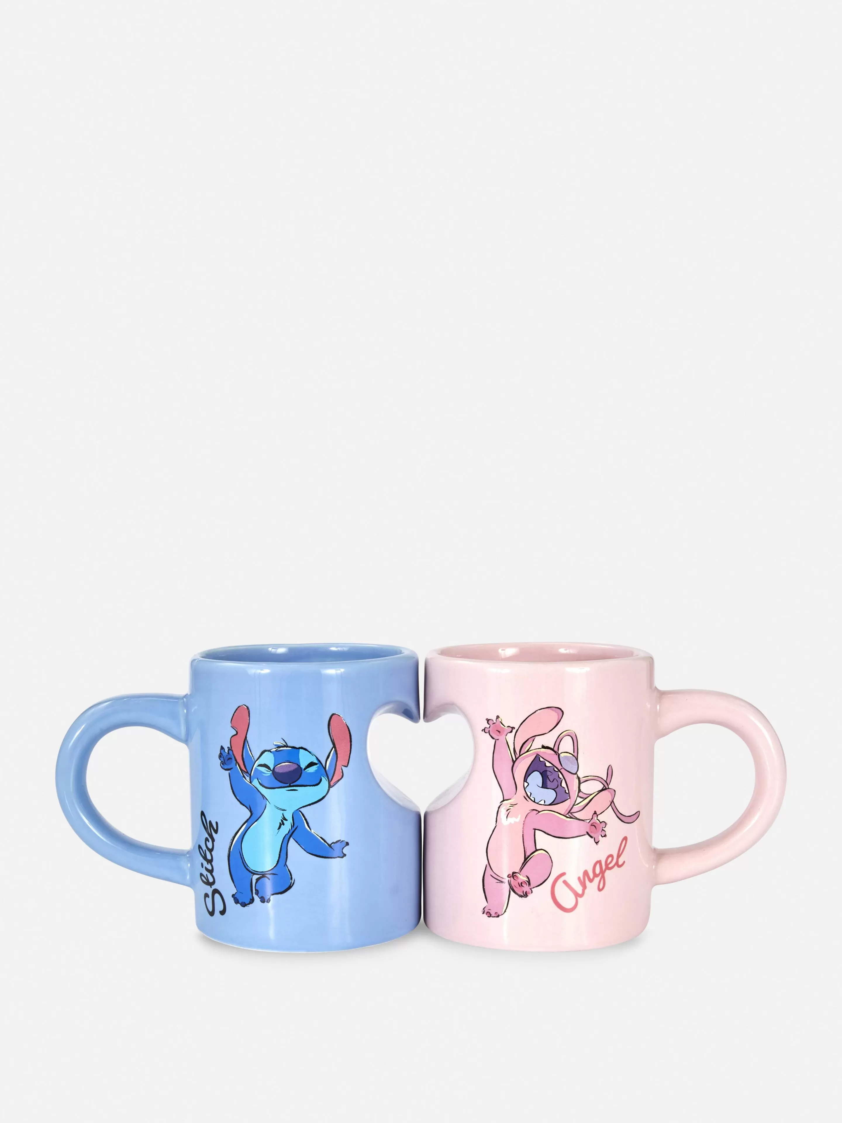 Ensemble De Mugs En Cœur Disney Stitch & Angel-Primark Cheap