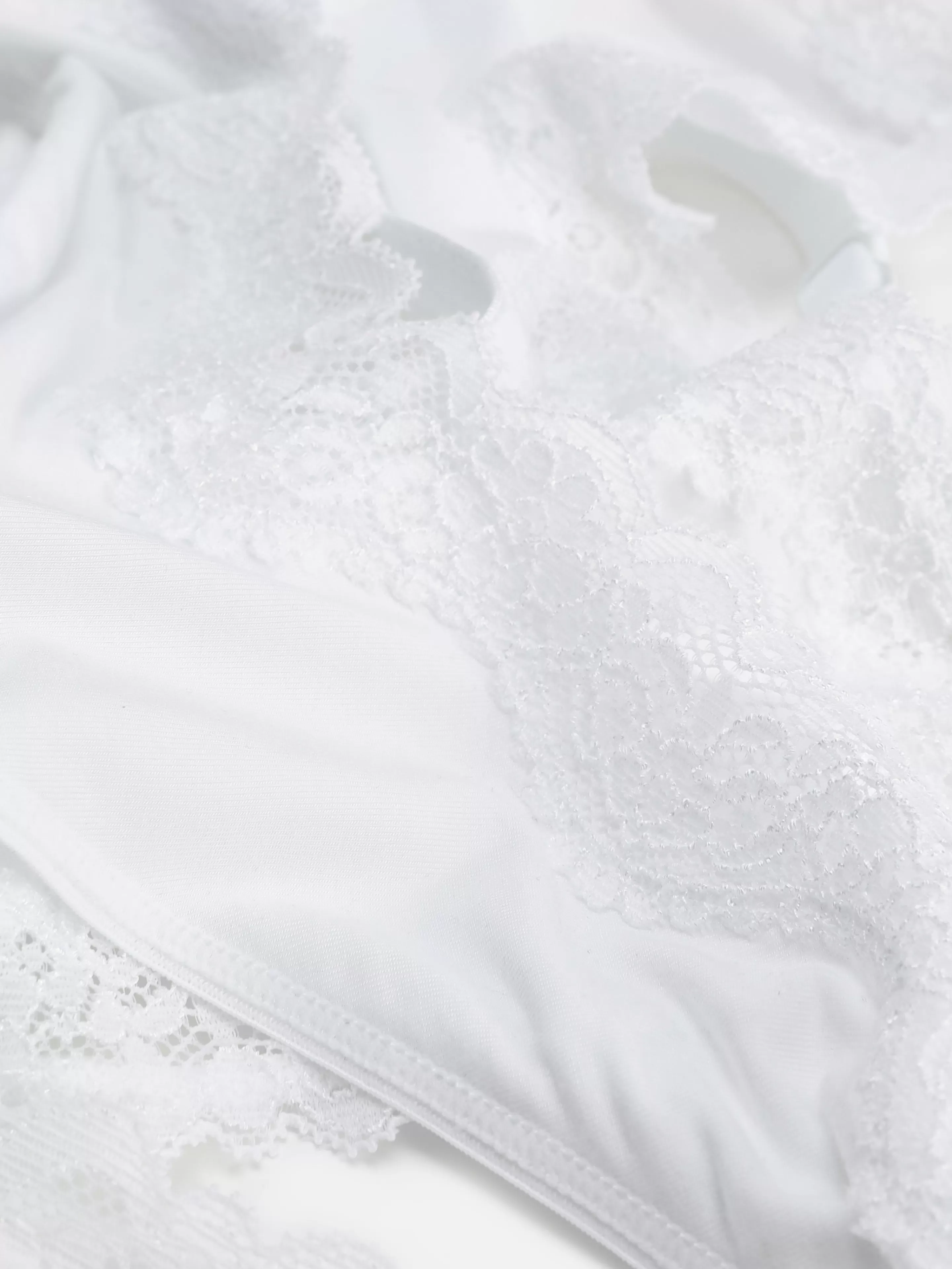 Ensemble Soutien-gorge Non Rembourré Et String à Liseré En Dentelle-Primark Online