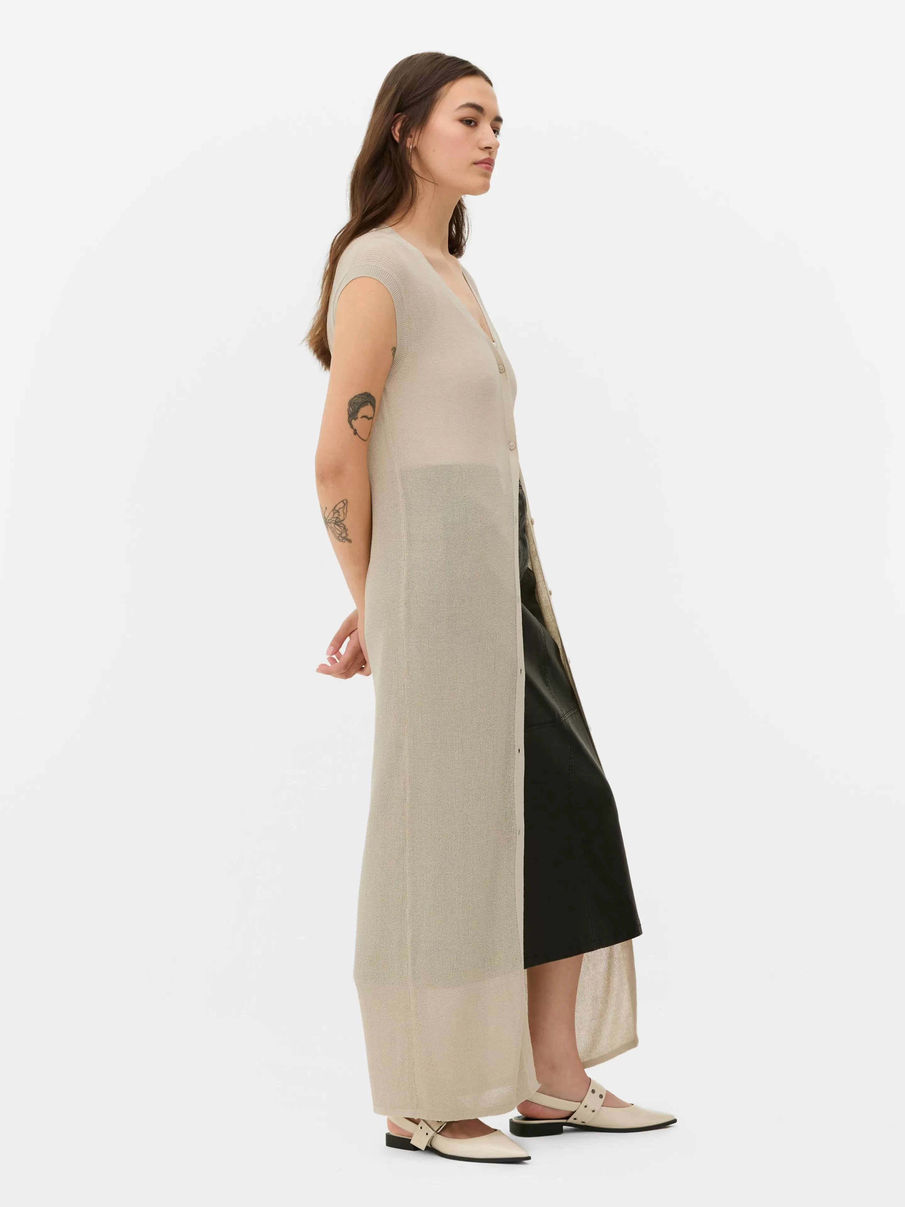 Gilet Long Sans Manches-Primark Flash Sale