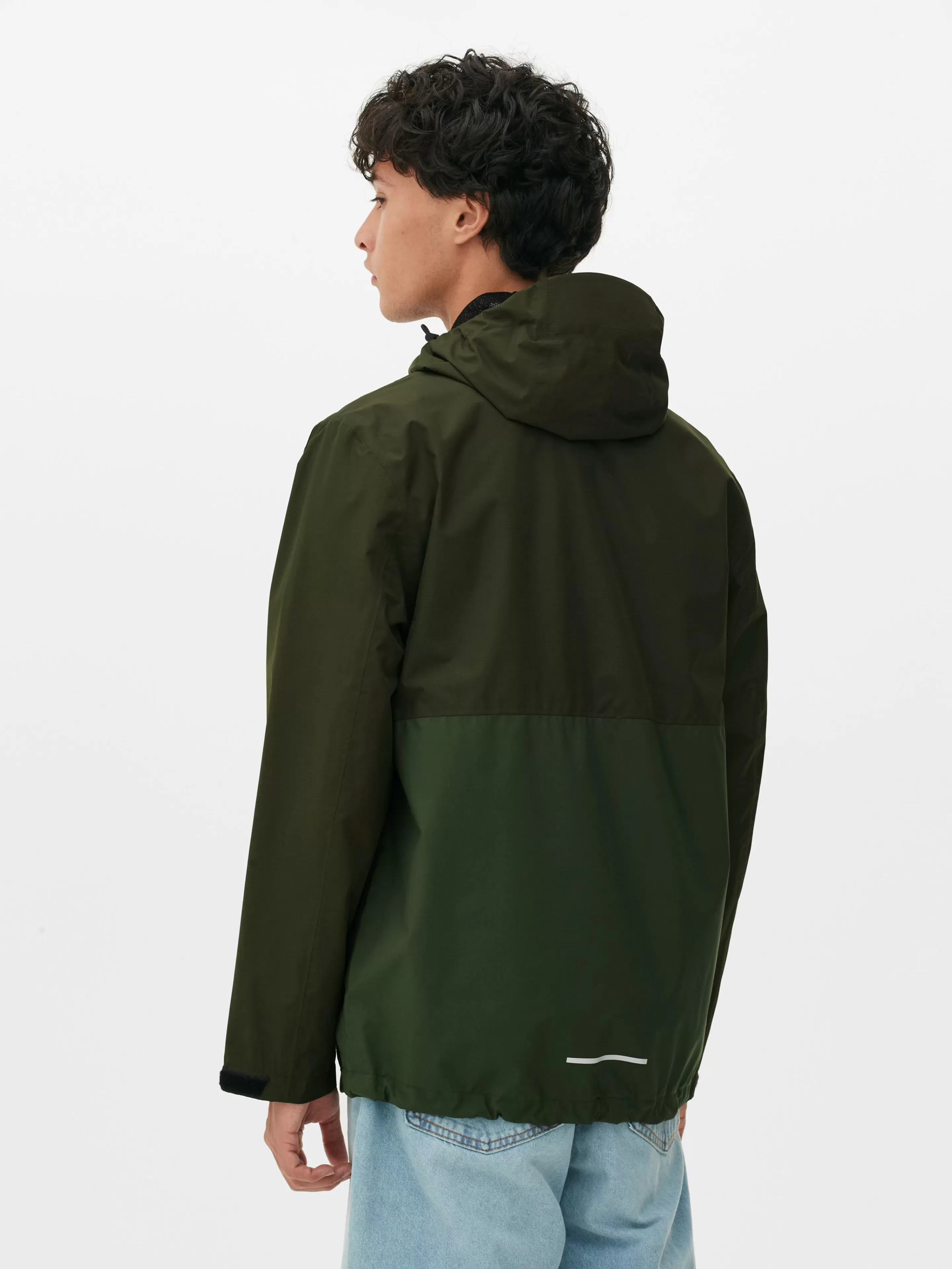 Imperméable Color Block à Poches Multiples-Primark Cheap