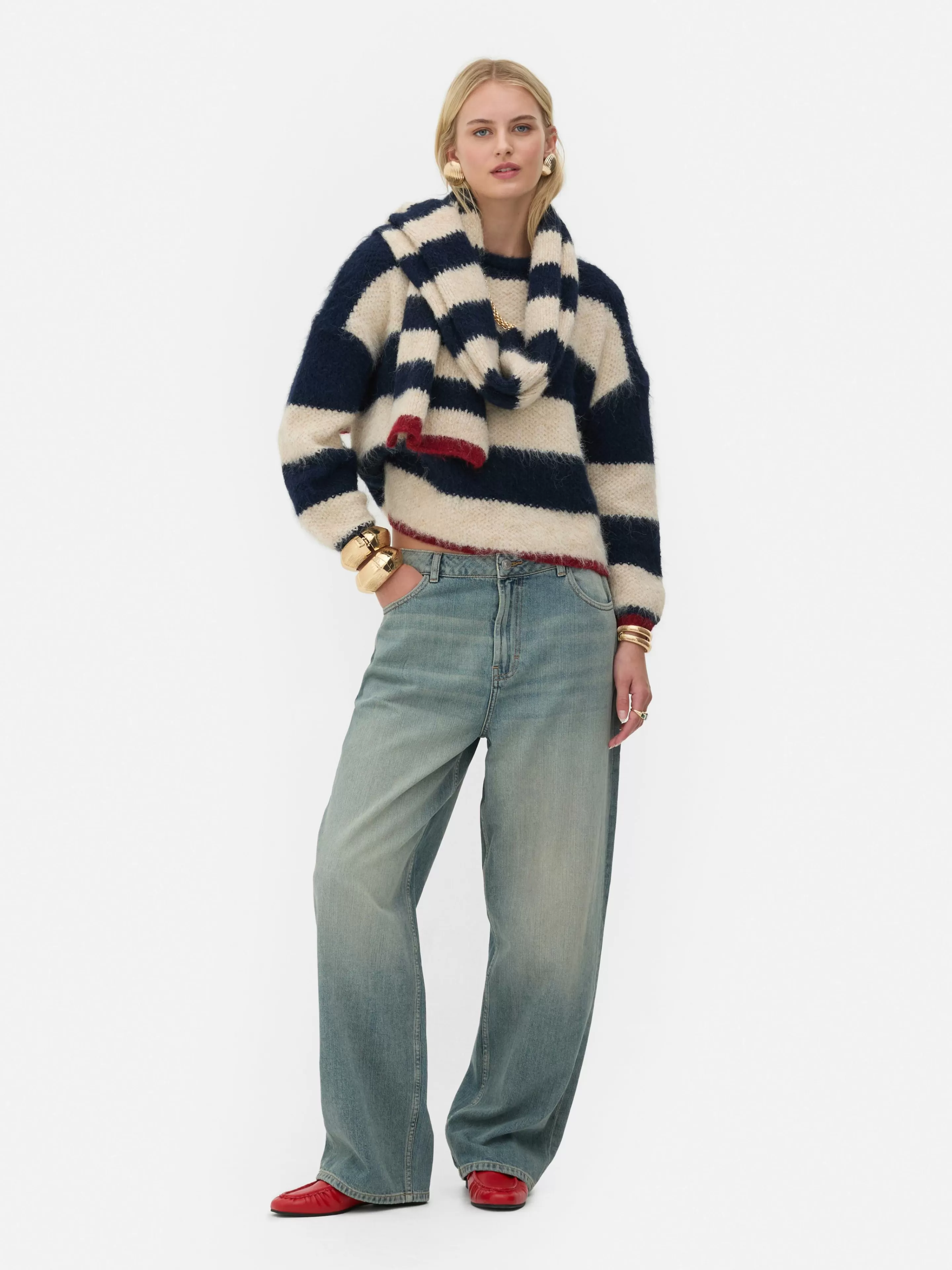 Jean Dad Déchiré Rita Ora-Primark Cheap