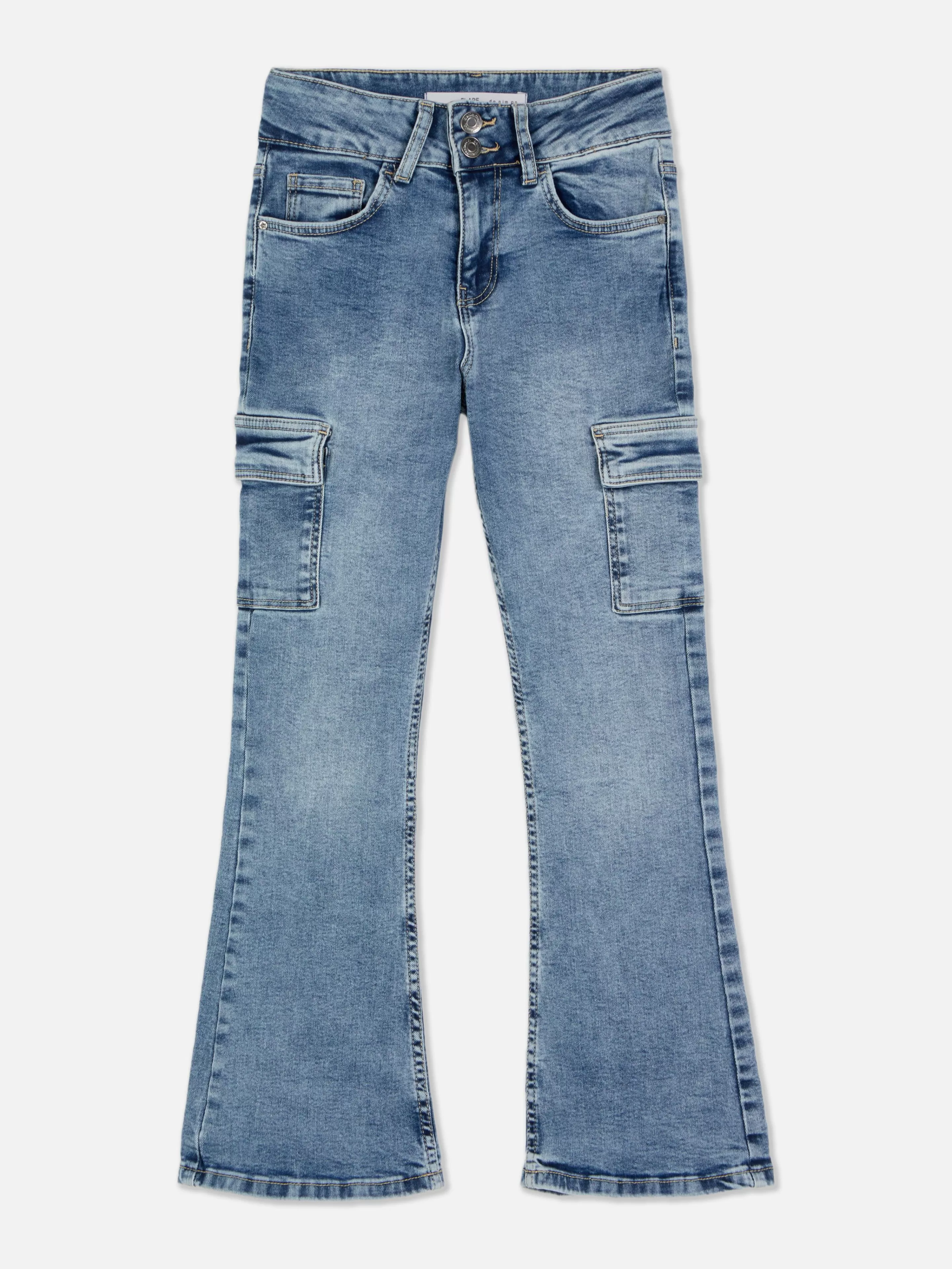 Jean Denim Cargo évasé-Primark Flash Sale