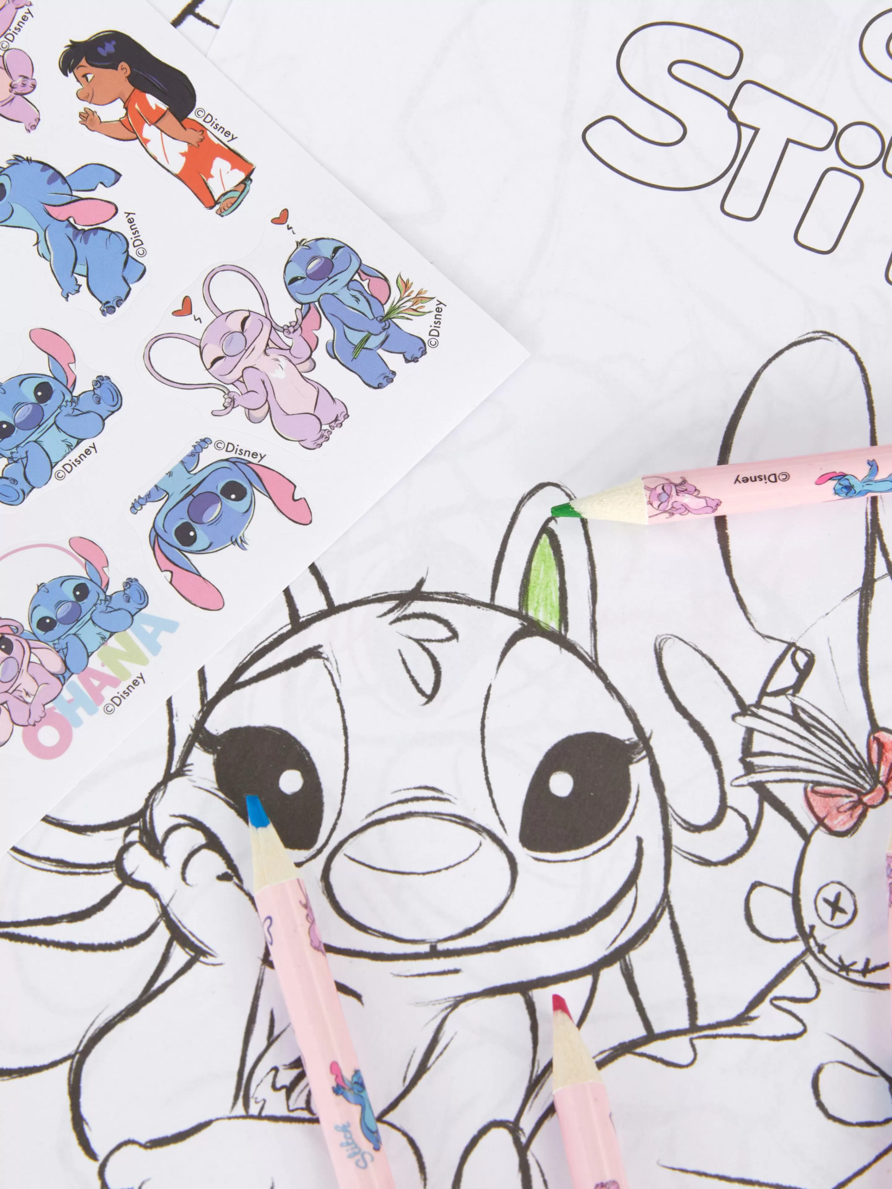 Kit De Coloriage Disney Stitch Et Angel-Primark Shop
