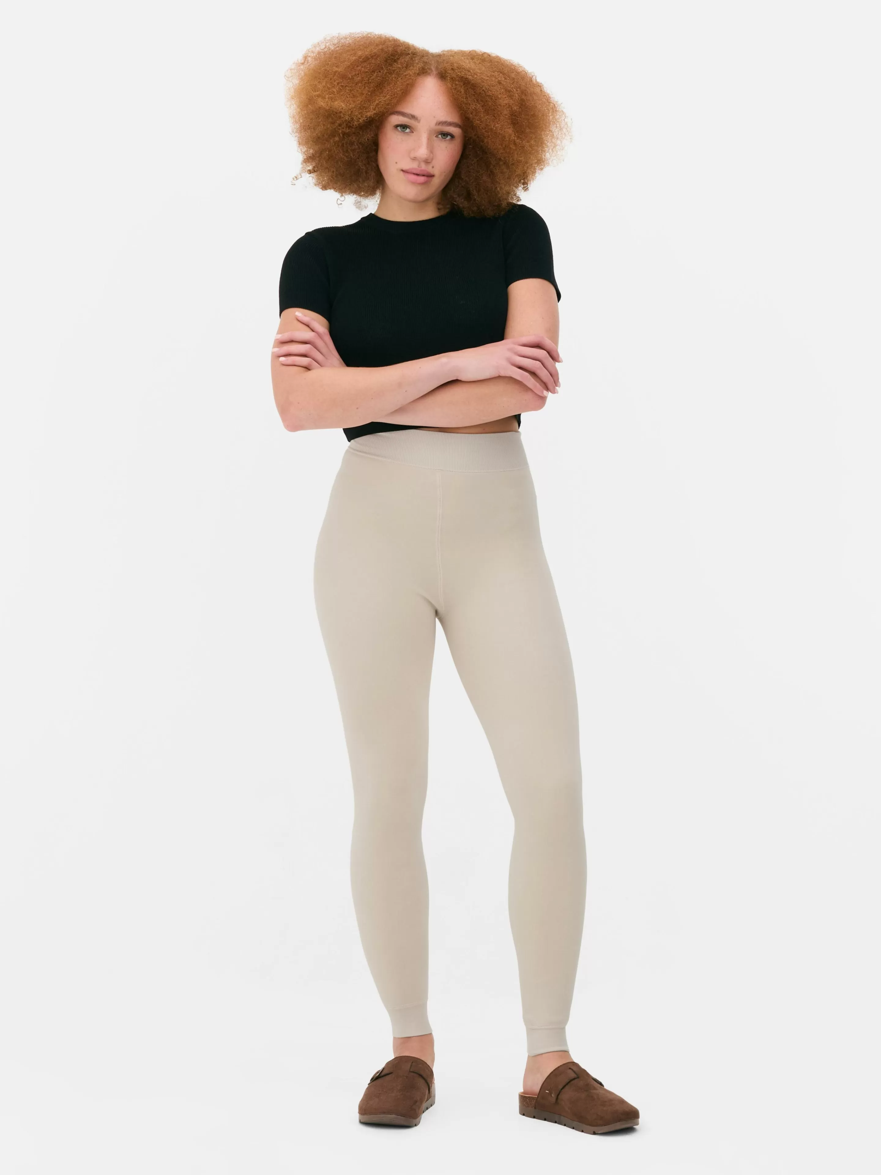 Legging En Velours à Doublure Duveteuse-Primark New