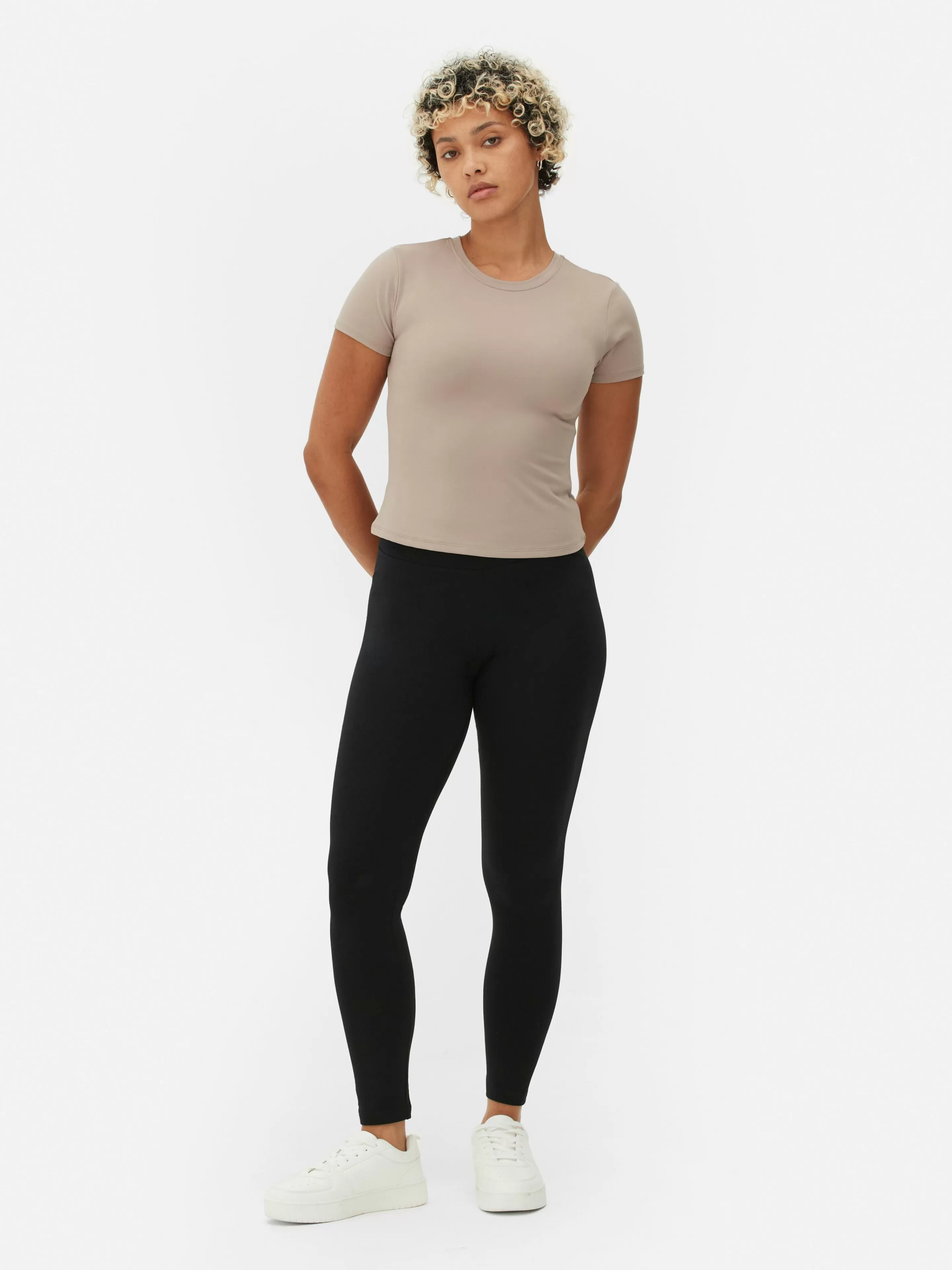 Legging Taille Haute En Jersey-Primark Discount