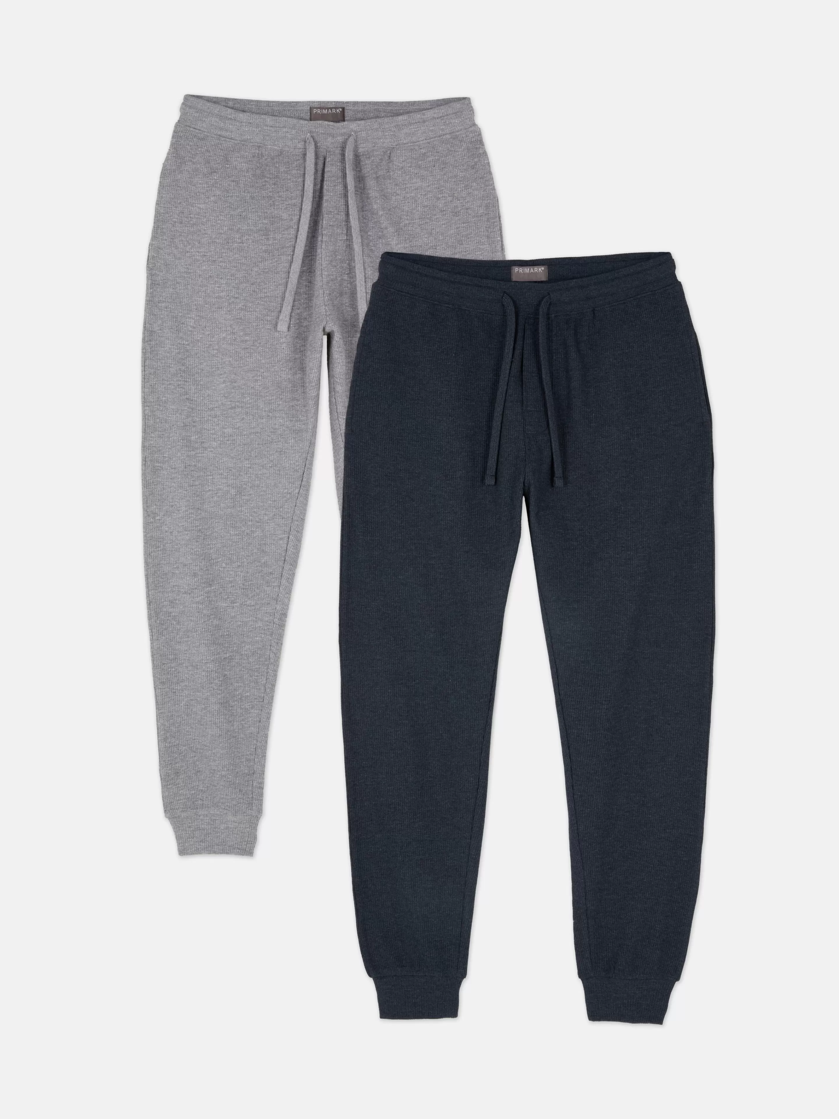 Lot De 2 Bas De Pyjama Resserrés Aux Chevilles à Texture Gaufrée-Primark Hot