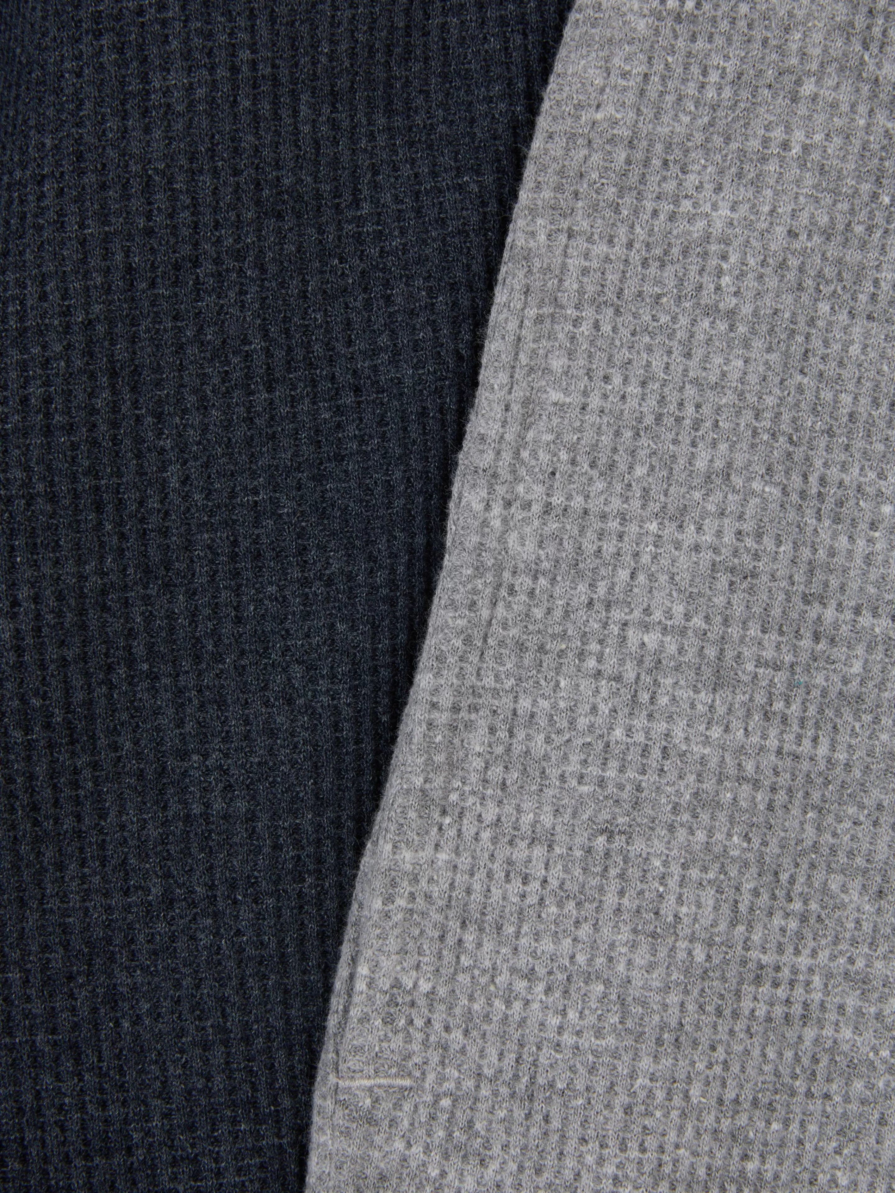 Lot De 2 Bas De Pyjama Resserrés Aux Chevilles à Texture Gaufrée-Primark Hot