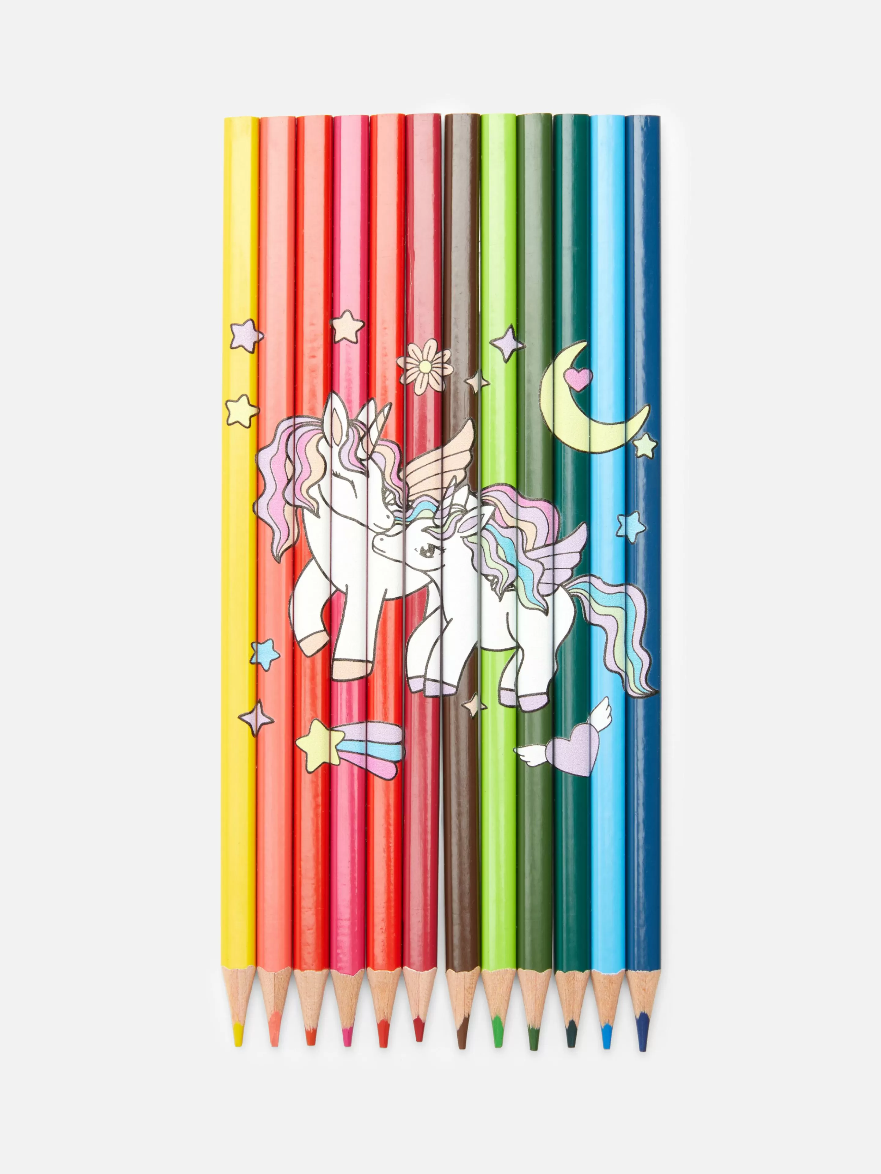 Lot De 12 Crayons De Couleur Licorne-Primark Best Sale