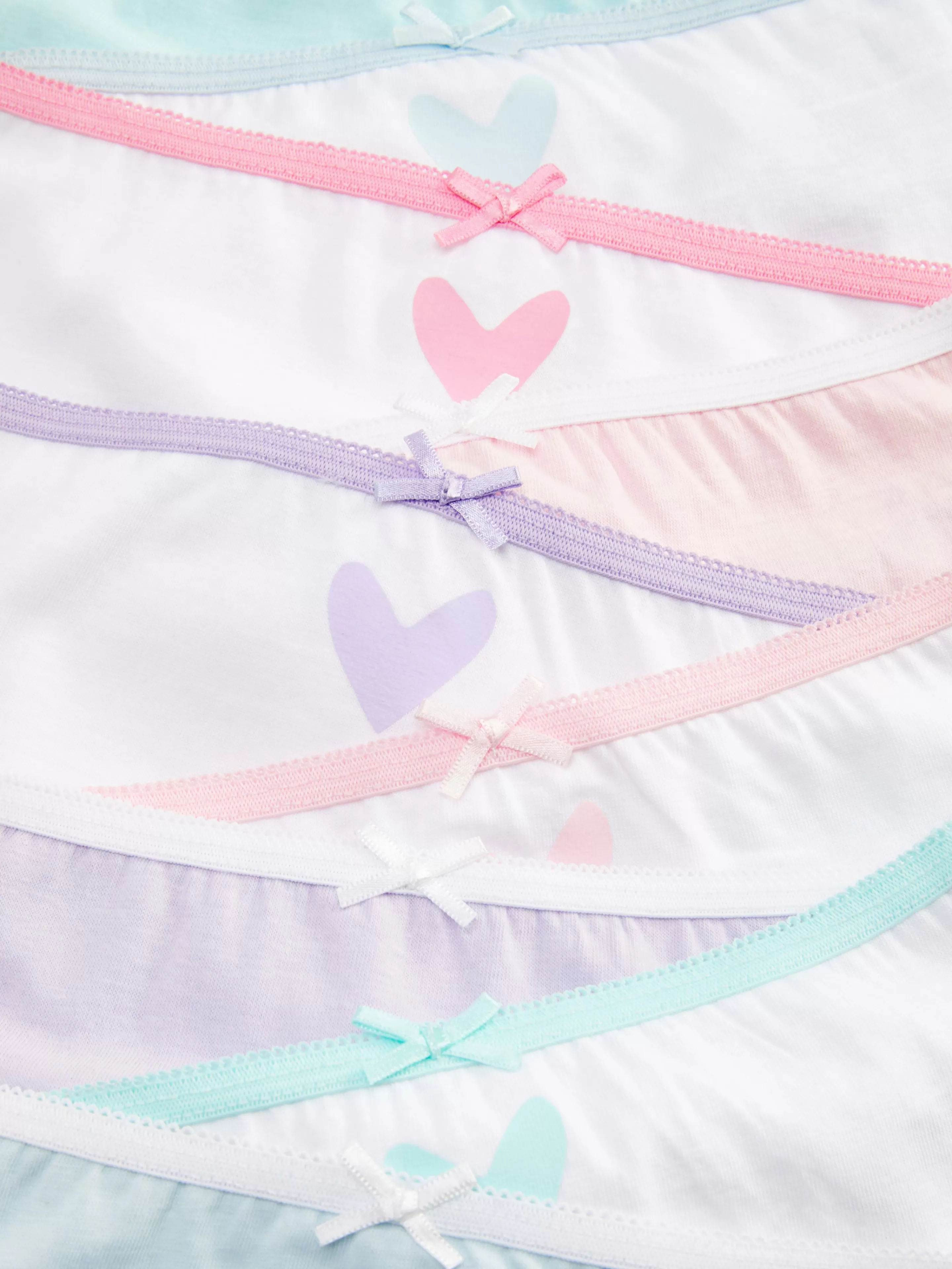 Lot De 10 Culottes Graphiques à Motif Cœur-Primark Best