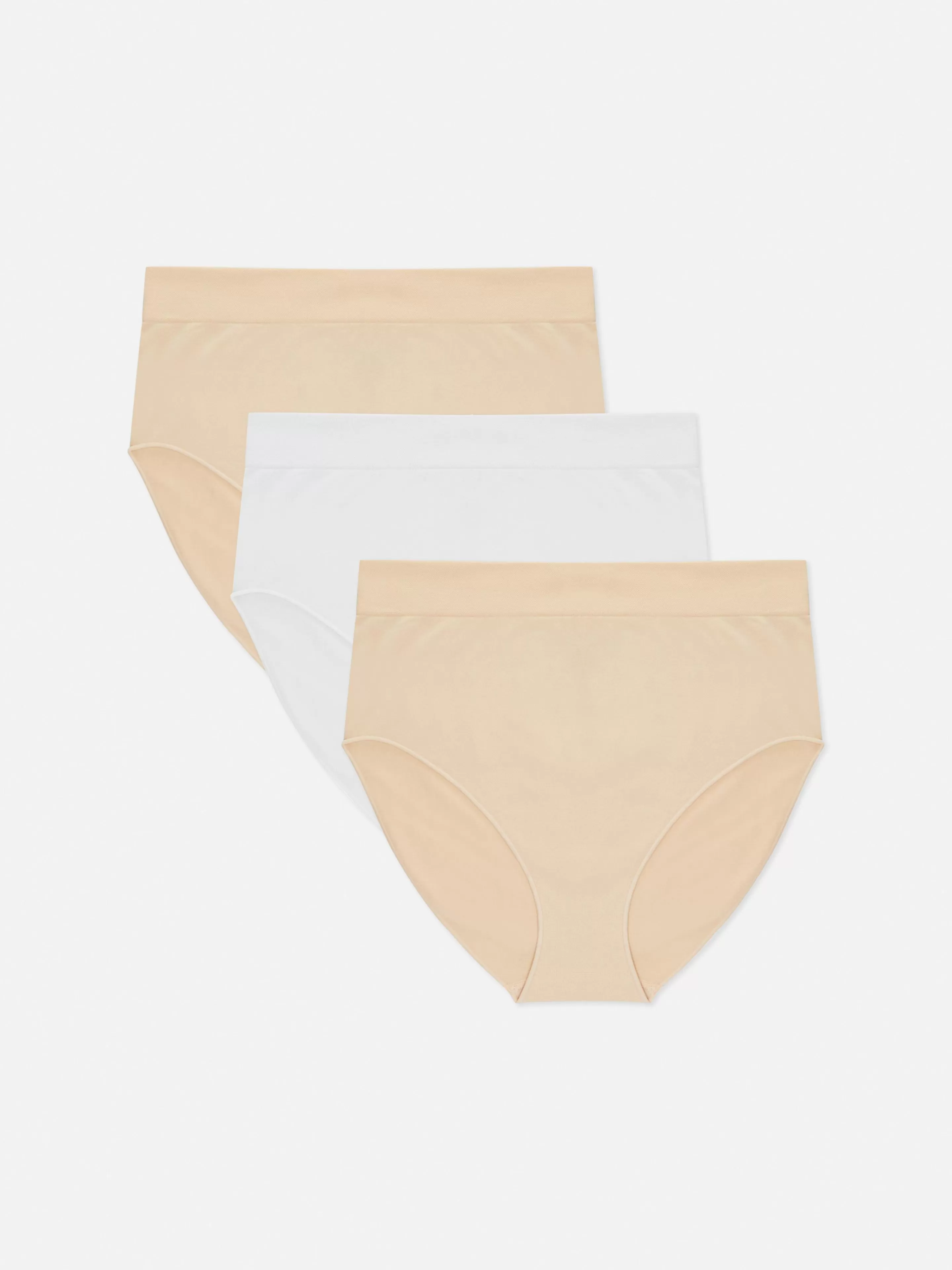 Lot De 3 Culottes Hautes Et Couvrantes Sans Coutures-Primark Hot