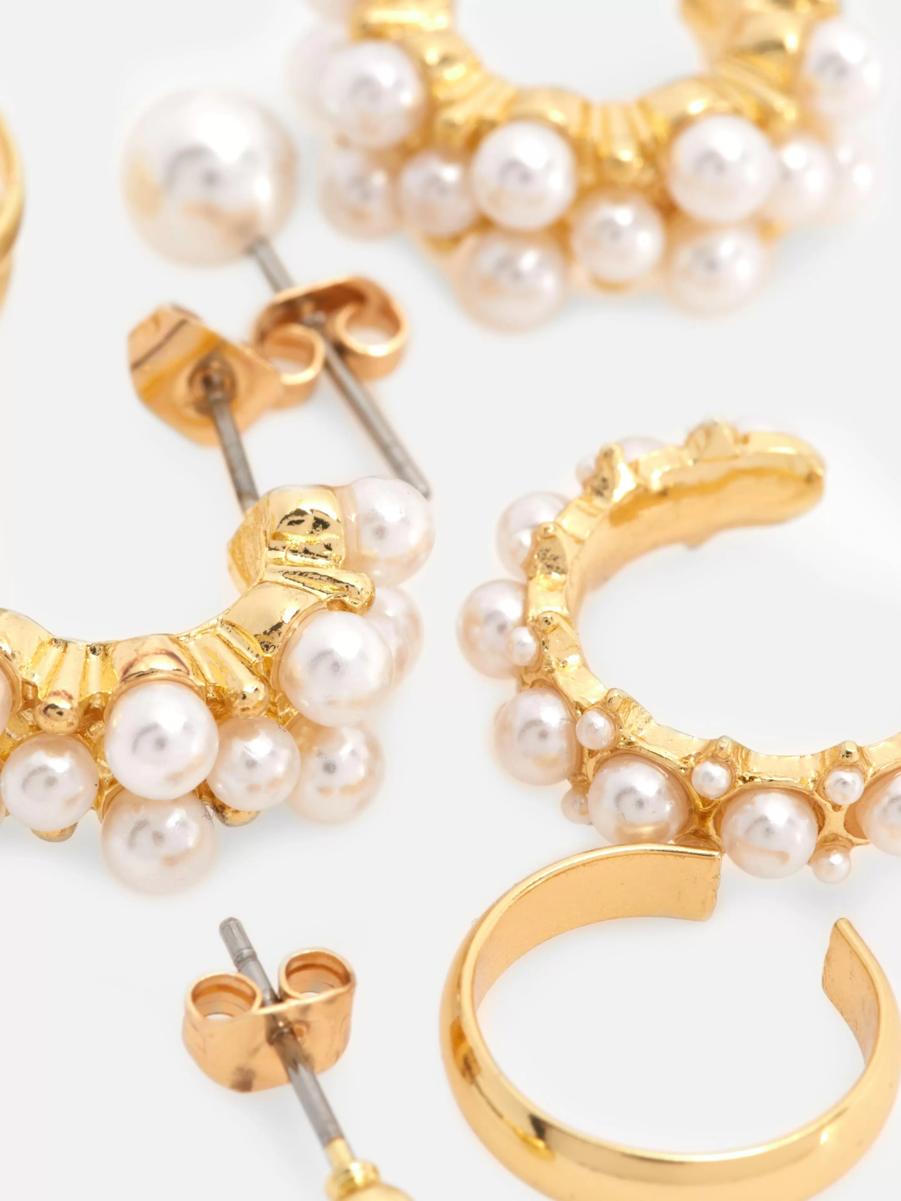 Lot De 6 Paires De Boucles D'oreilles à Fausses Perles-Primark Flash Sale