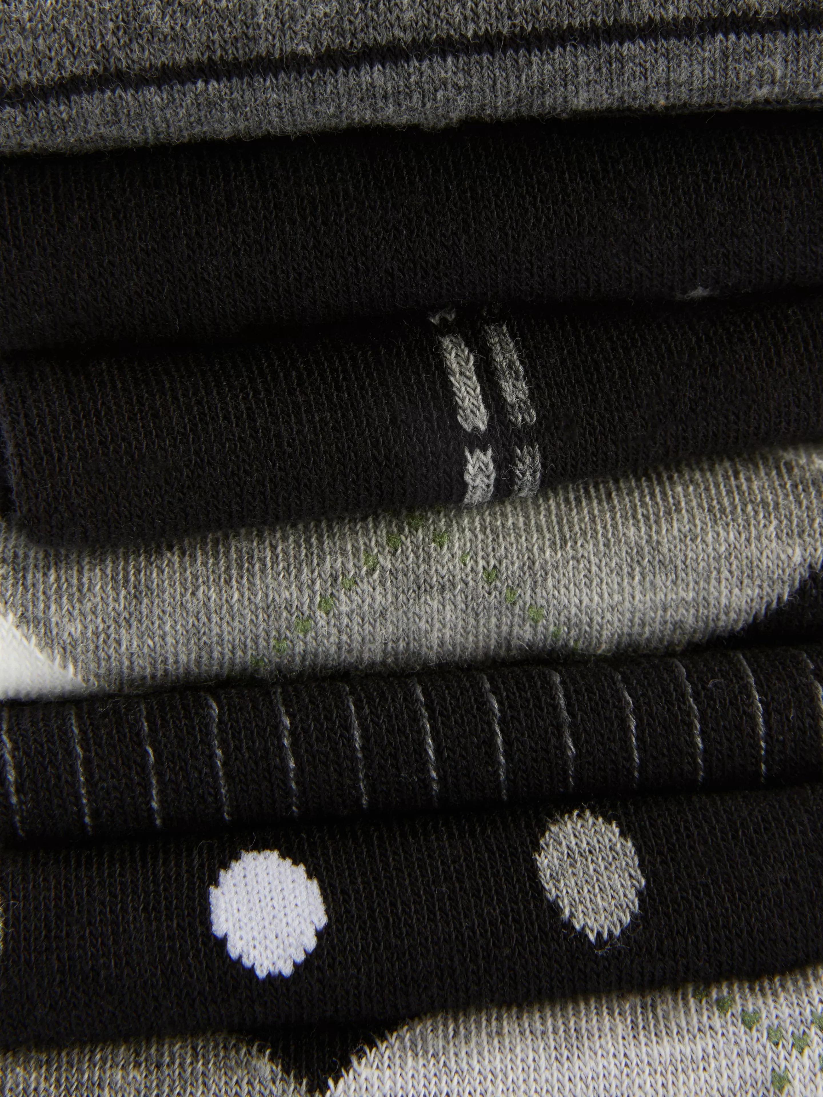 Lot De 7 Paires De Chaussettes à Motifs Variés-Primark Clearance