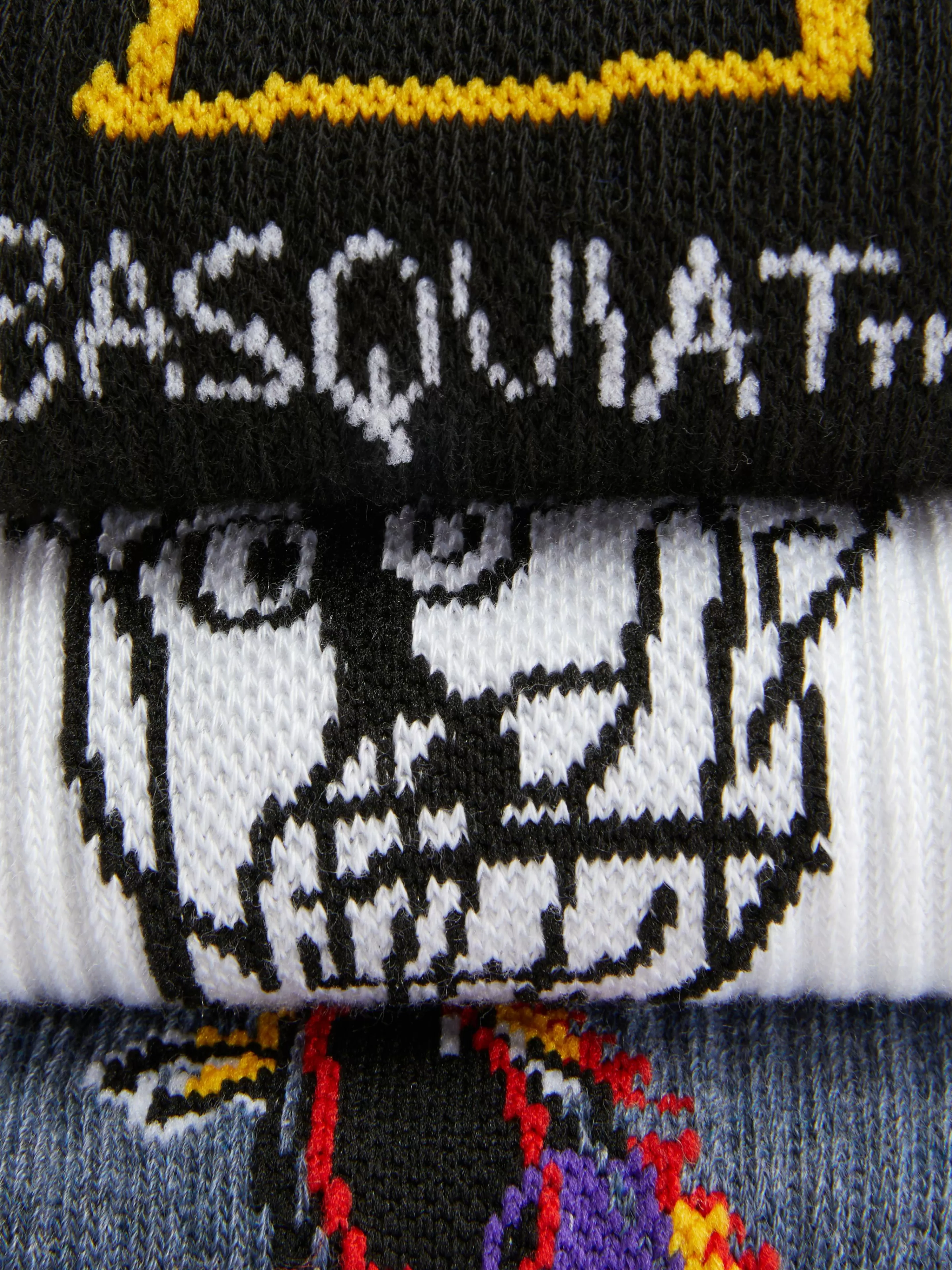 Lot De 3 Paires De Chaussettes Basquiat-Primark Fashion