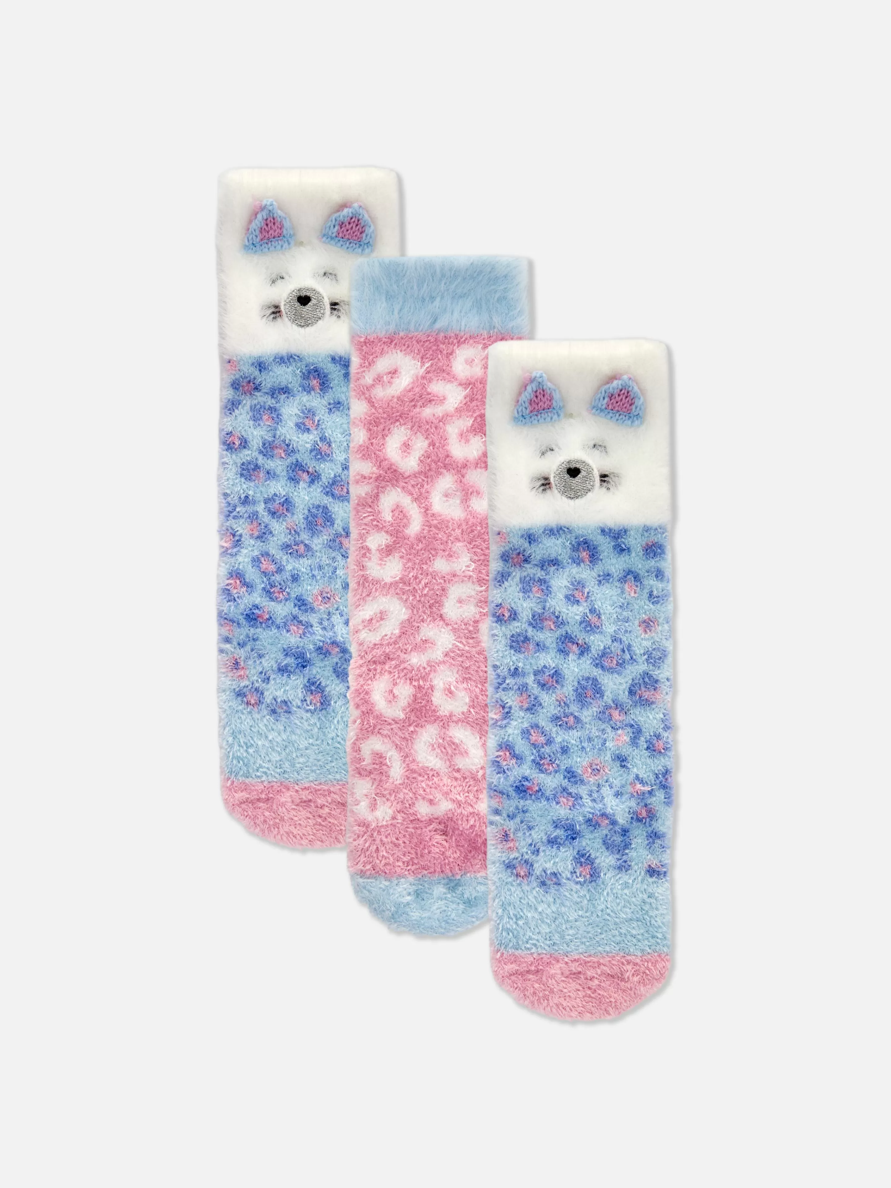 Lot De 2 Paires De Chaussettes Chaudes à Pois Et à Motif Animal-Primark Online