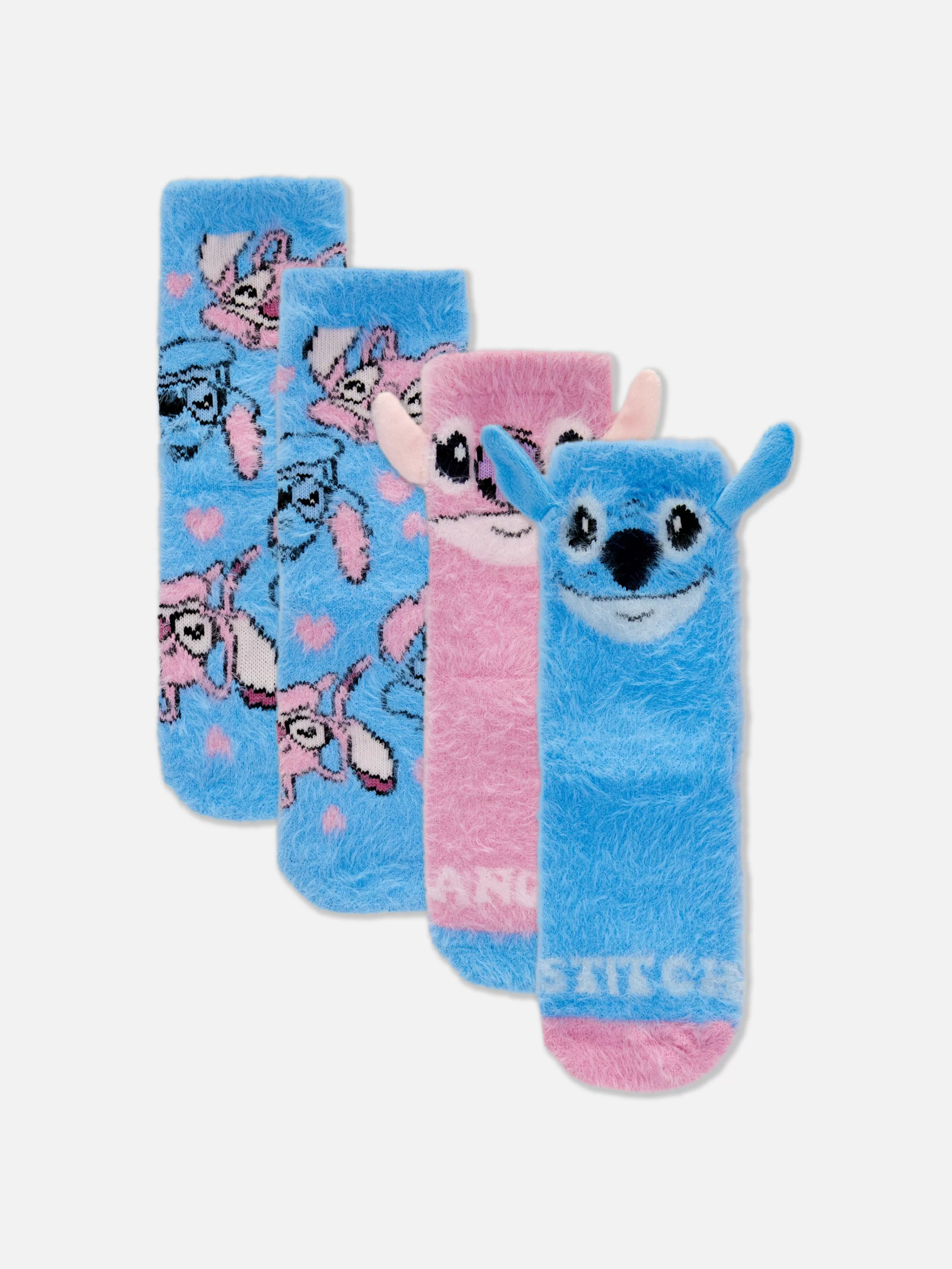 Lot De 2 Paires De Chaussettes Chaudes Disney Lilo & Stitch Angel-Primark Online