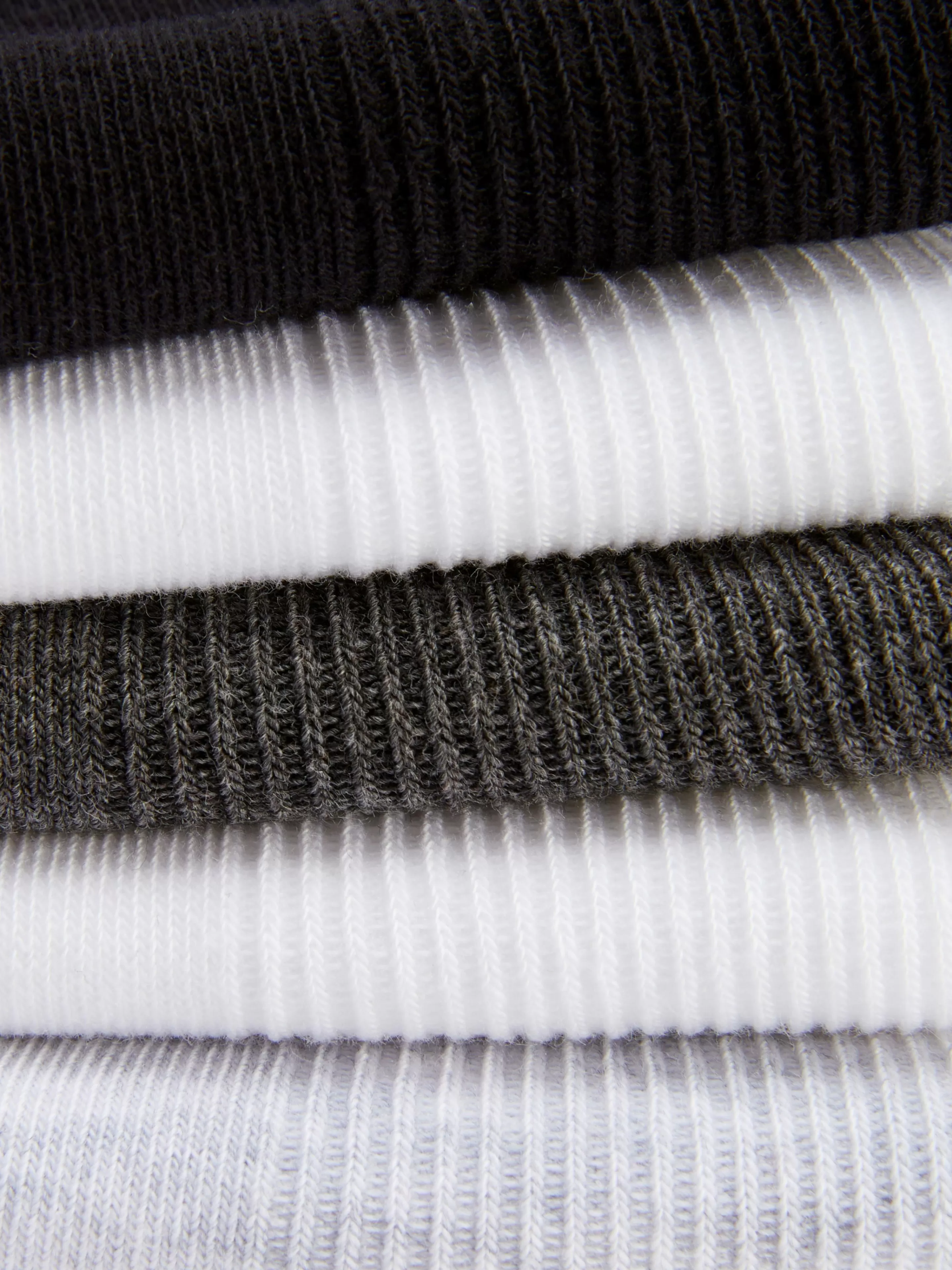 Lot De 5 Paires De Chaussettes Côtelées-Primark Flash Sale