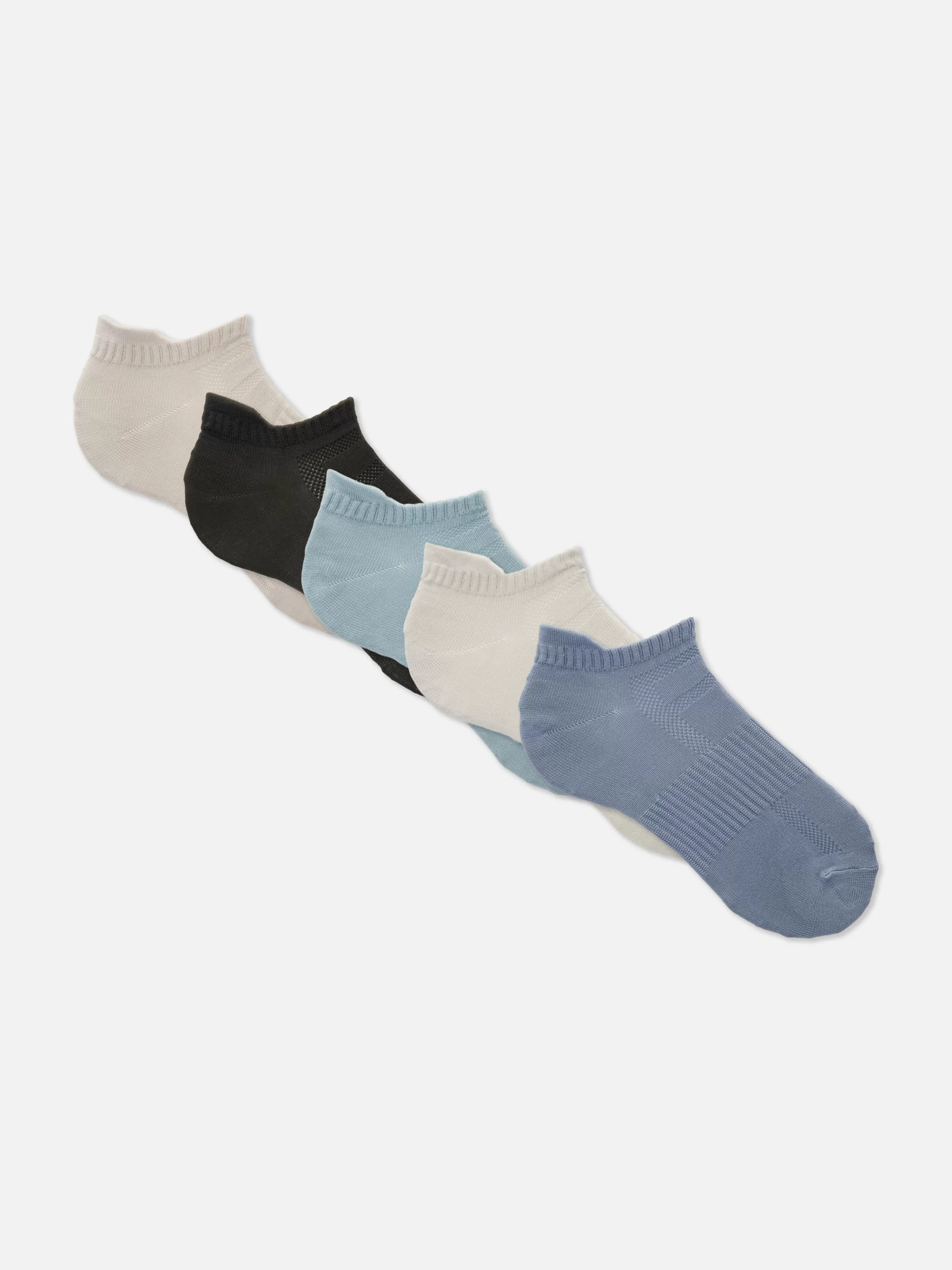 Lot De 5 Paires De Chaussettes De Sport En Microfibre-Primark Sale
