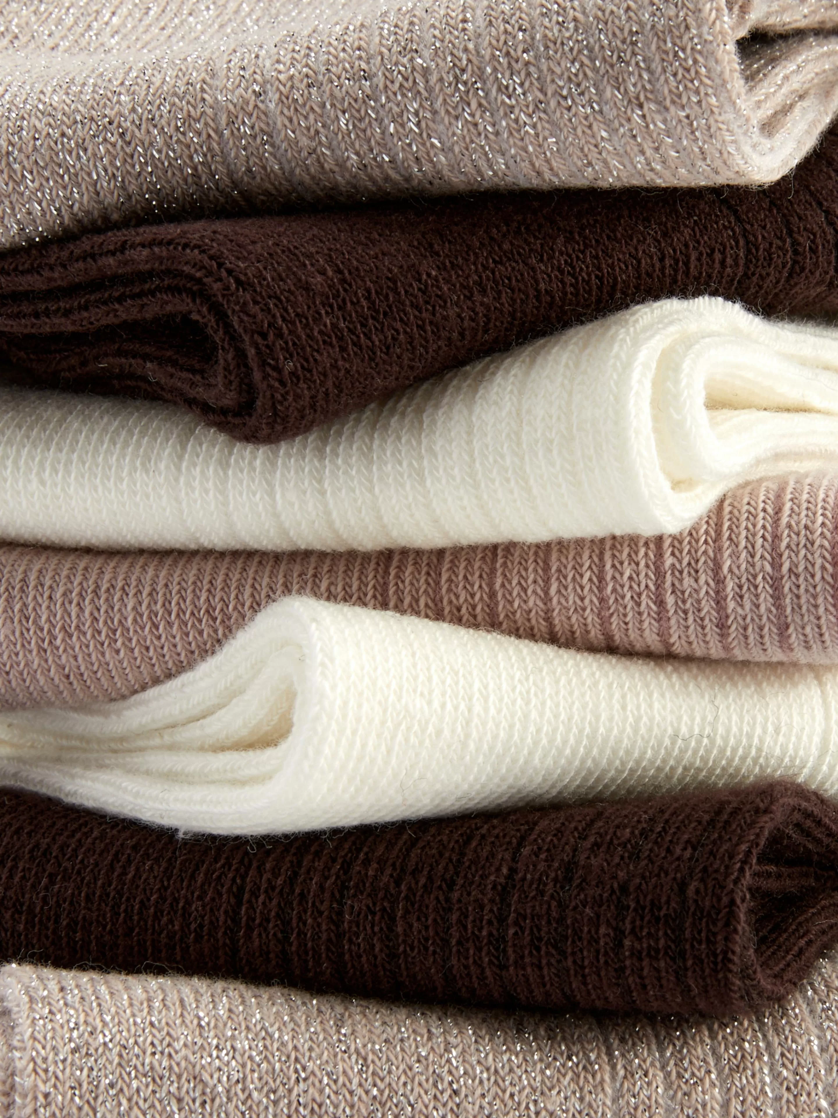 Lot De 7 Paires De Chaussettes Pour Baskets Ton Sur Ton-Primark Sale