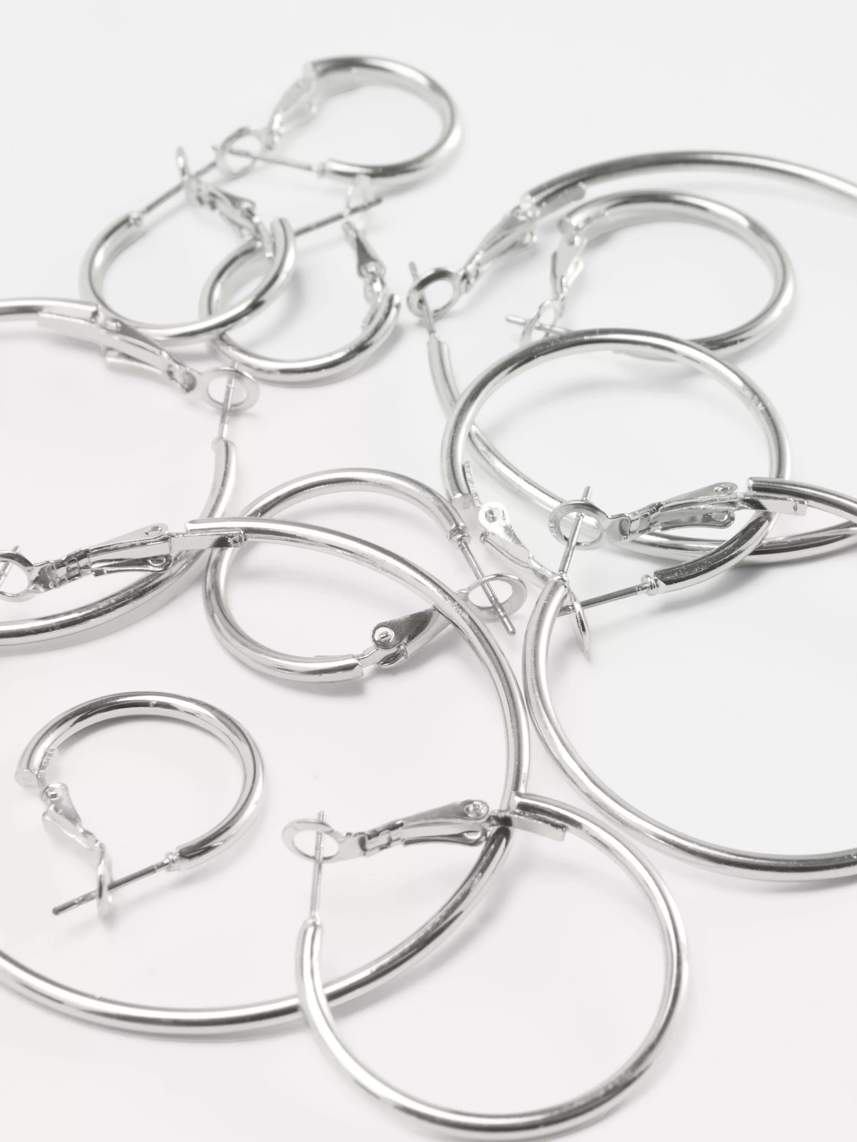 Lot De 6 Paires De Créoles De Tailles Variées-Primark Cheap