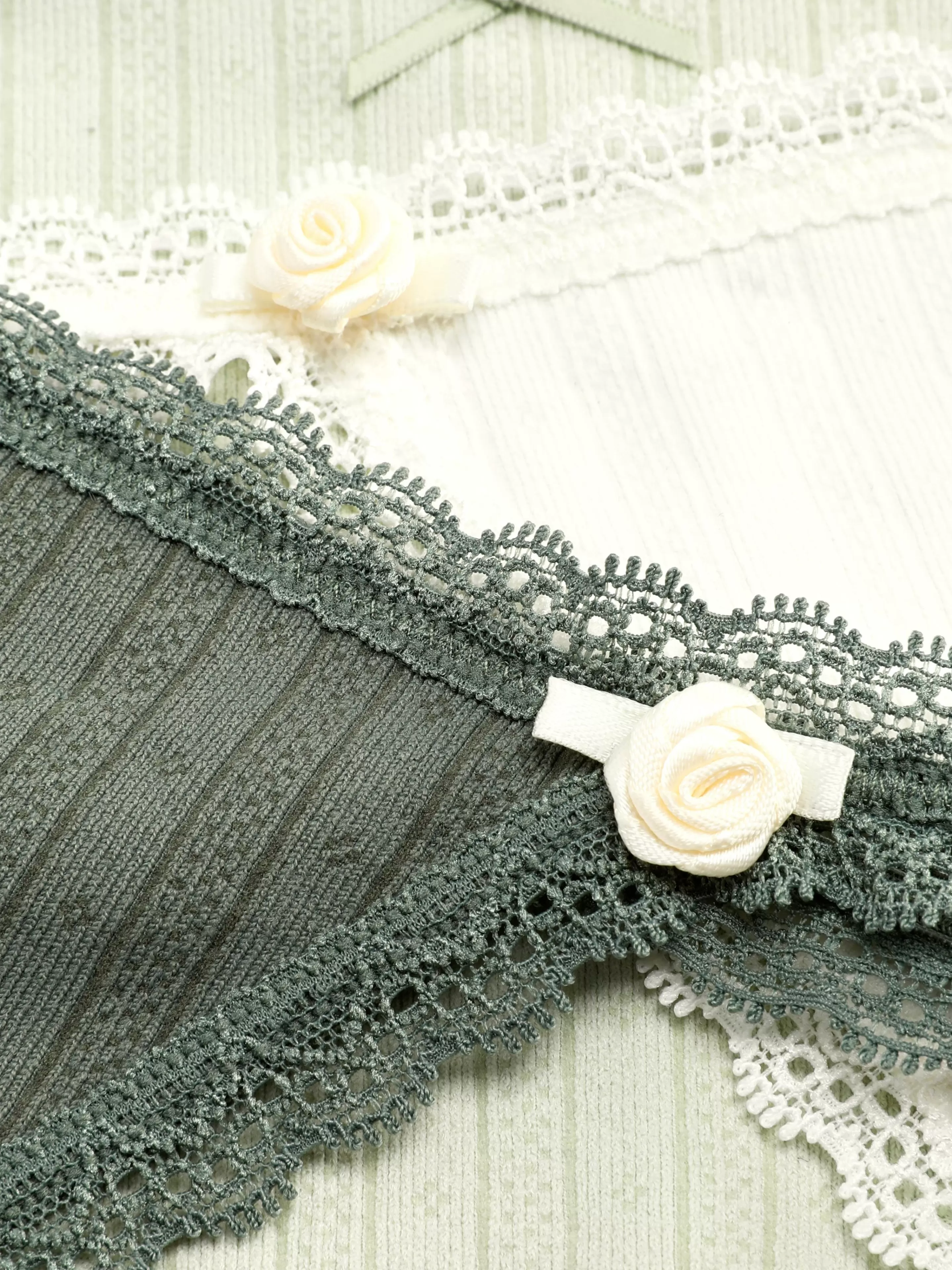 Lot De 3 Strings En Pointelle-Primark Outlet