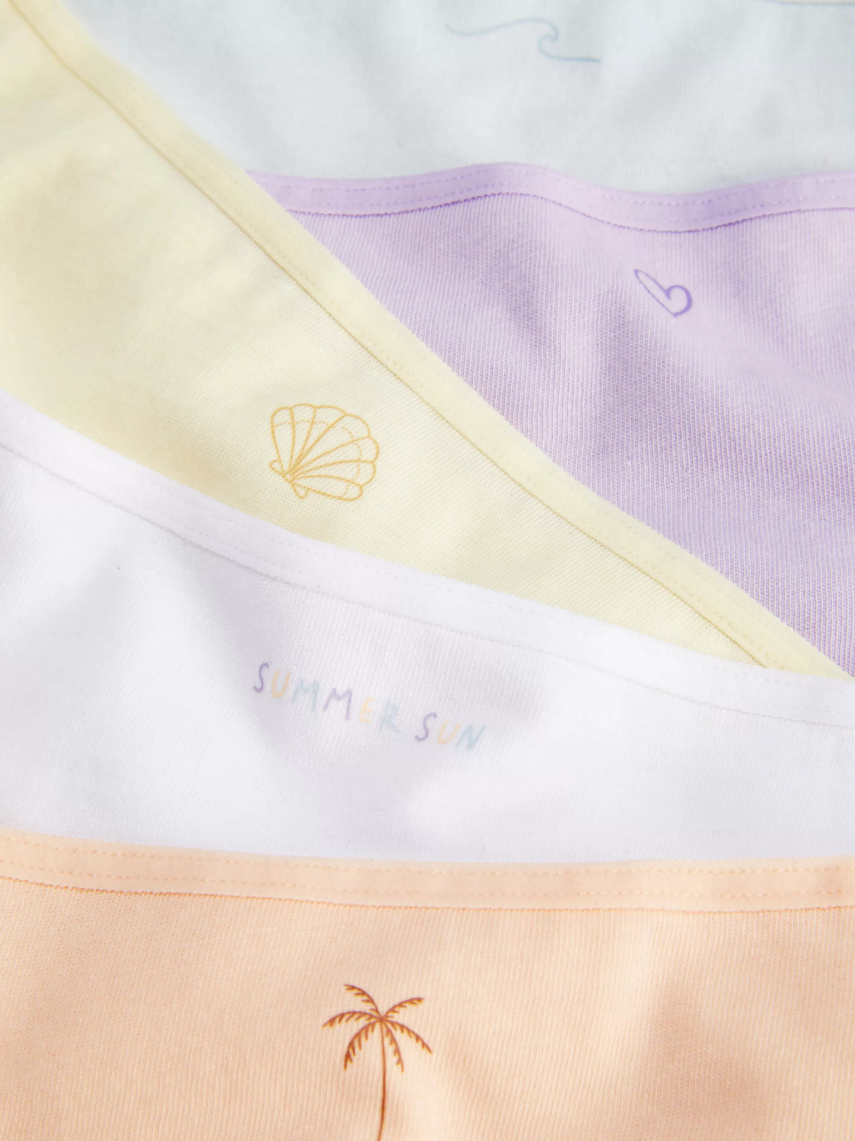 Lot De 5 Strings Graphiques-Primark Online
