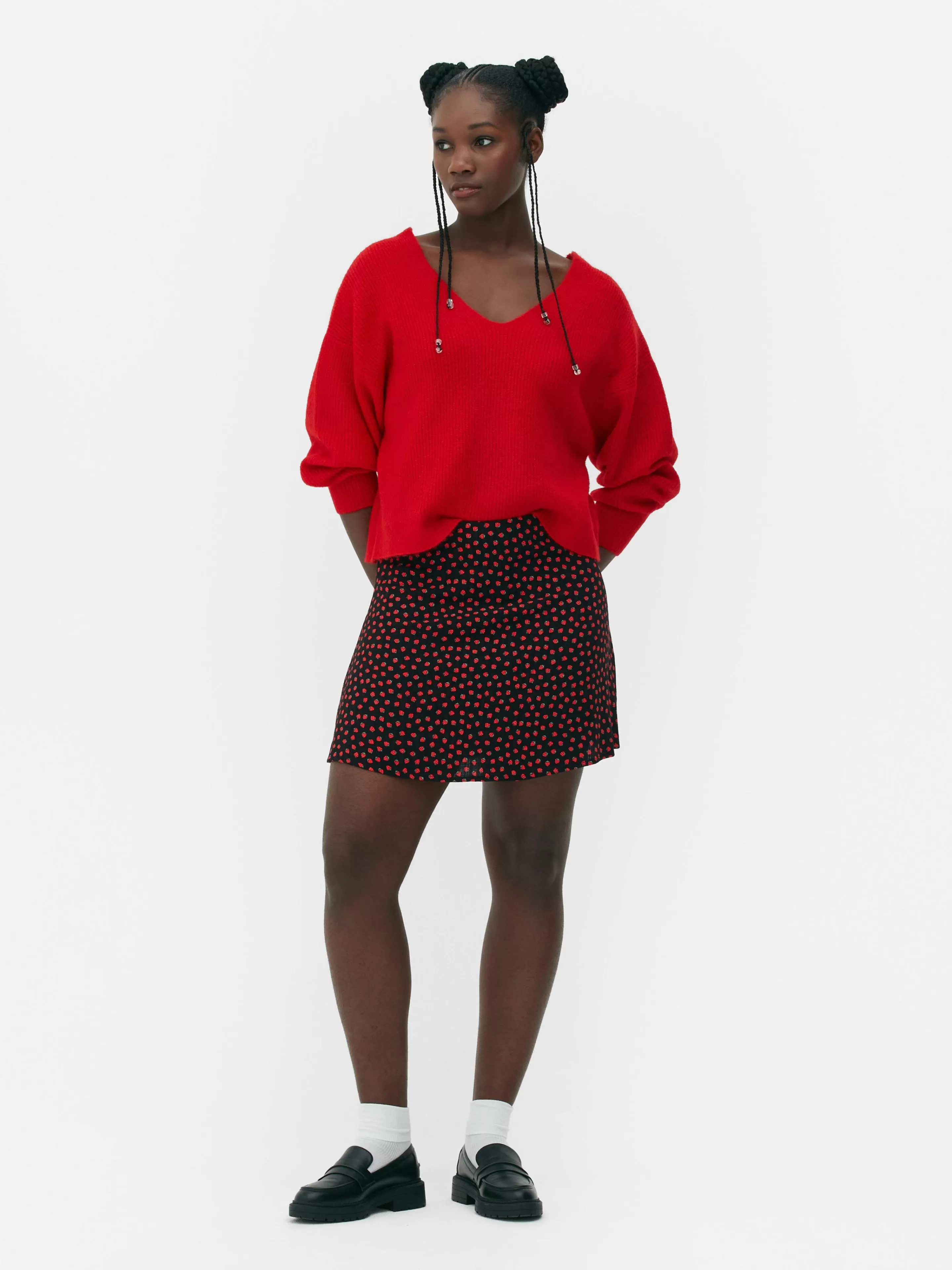 Mini-jupe à Zip Latéral-Primark Hot
