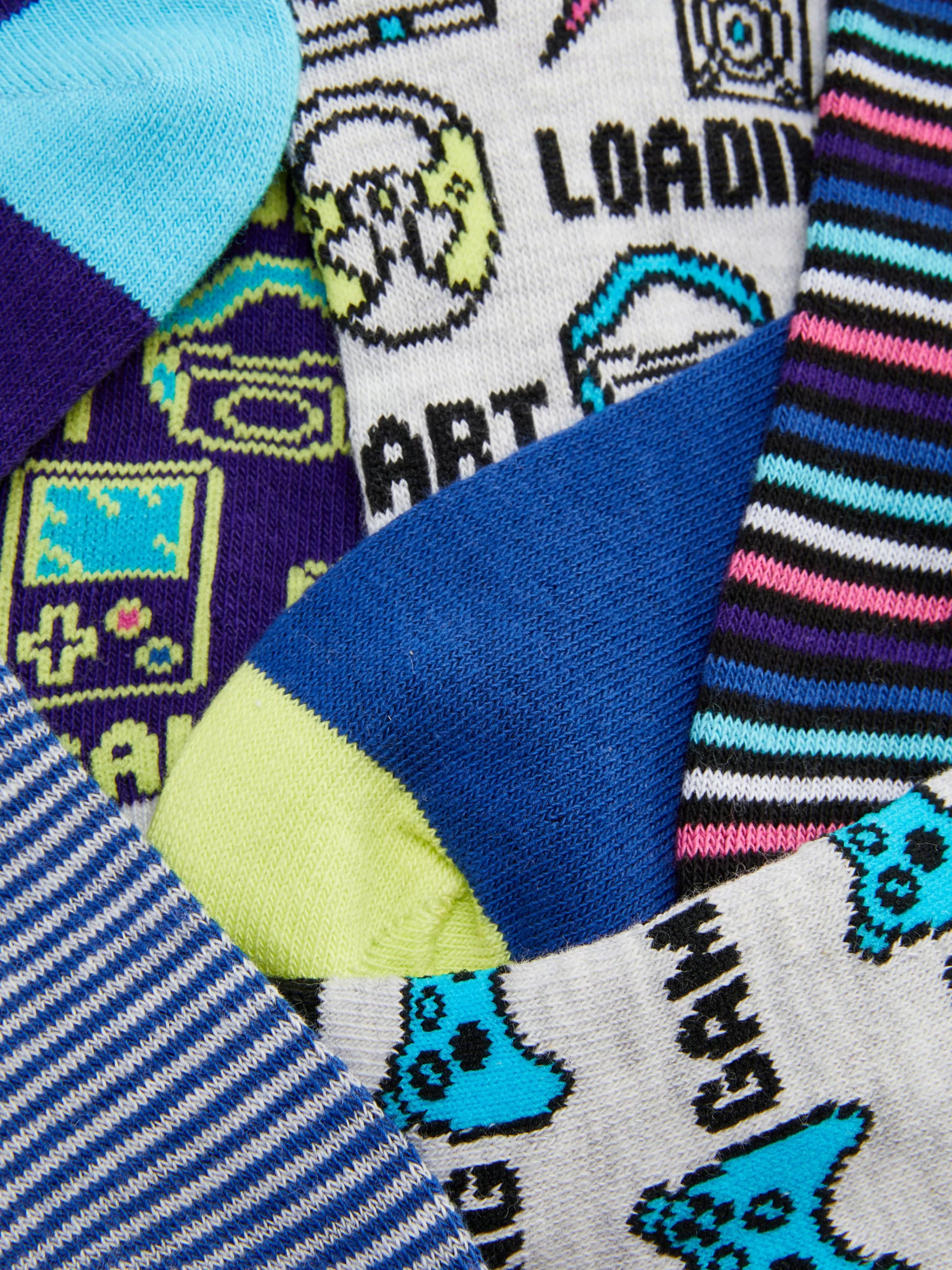 7 Paires De Socquettes à Motif Jeux Vidéos-Primark Online