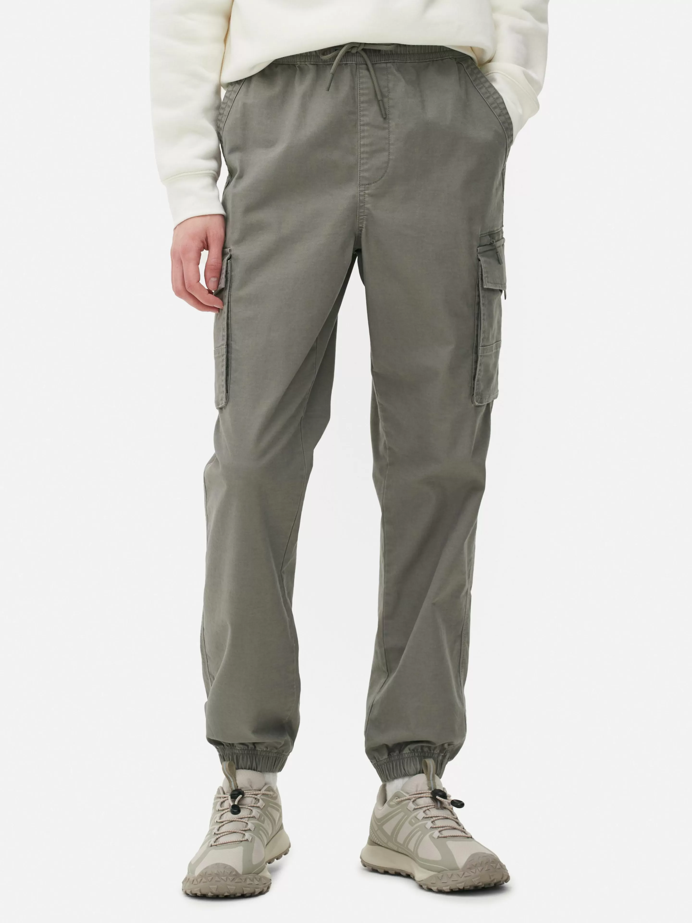 Pantalon Cargo Décontracté Resserré Aux Chevilles-Primark Shop