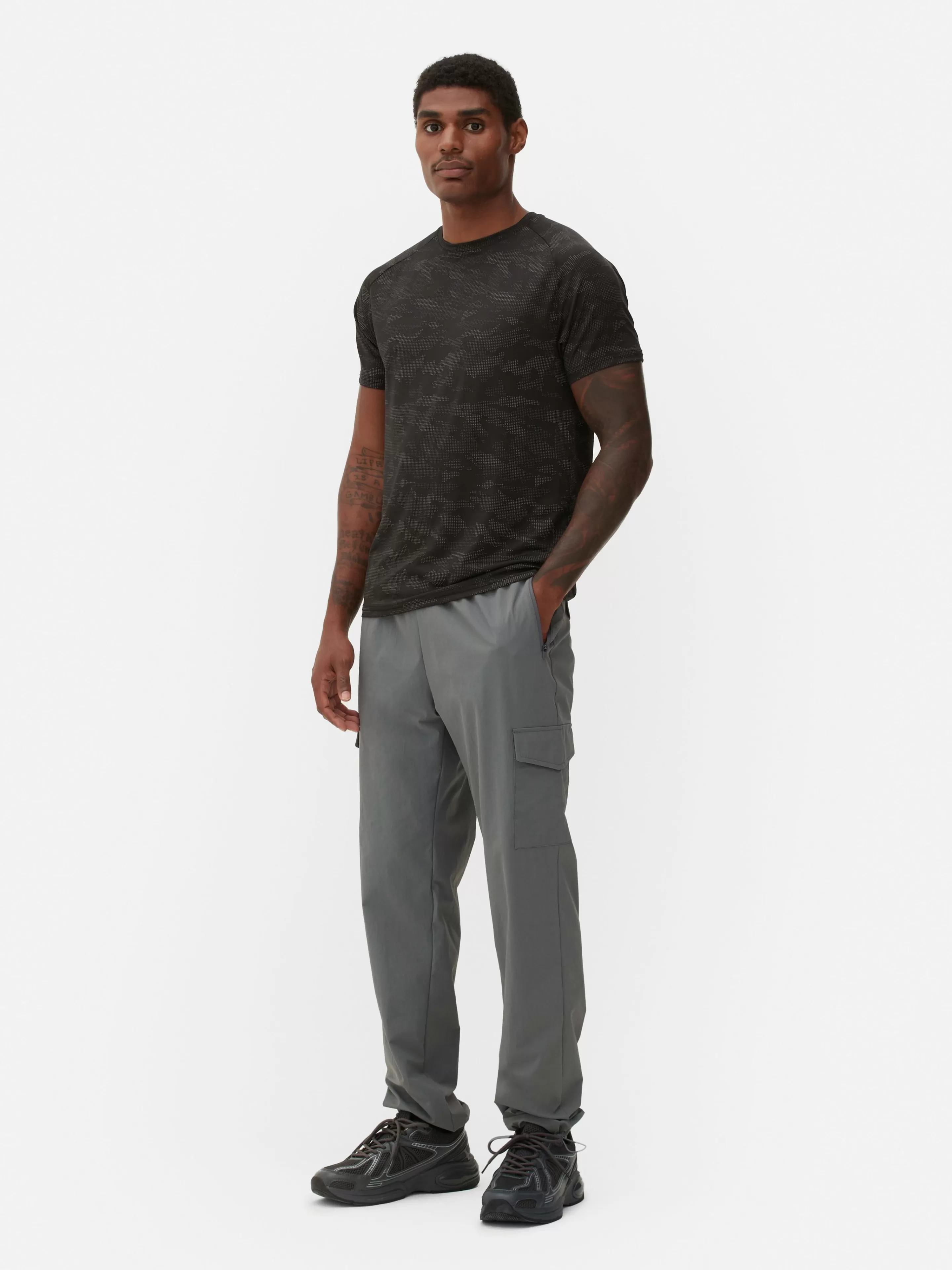 Pantalon Cargo Resserré Aux Chevilles Avec Bloque-cordon-Primark Fashion