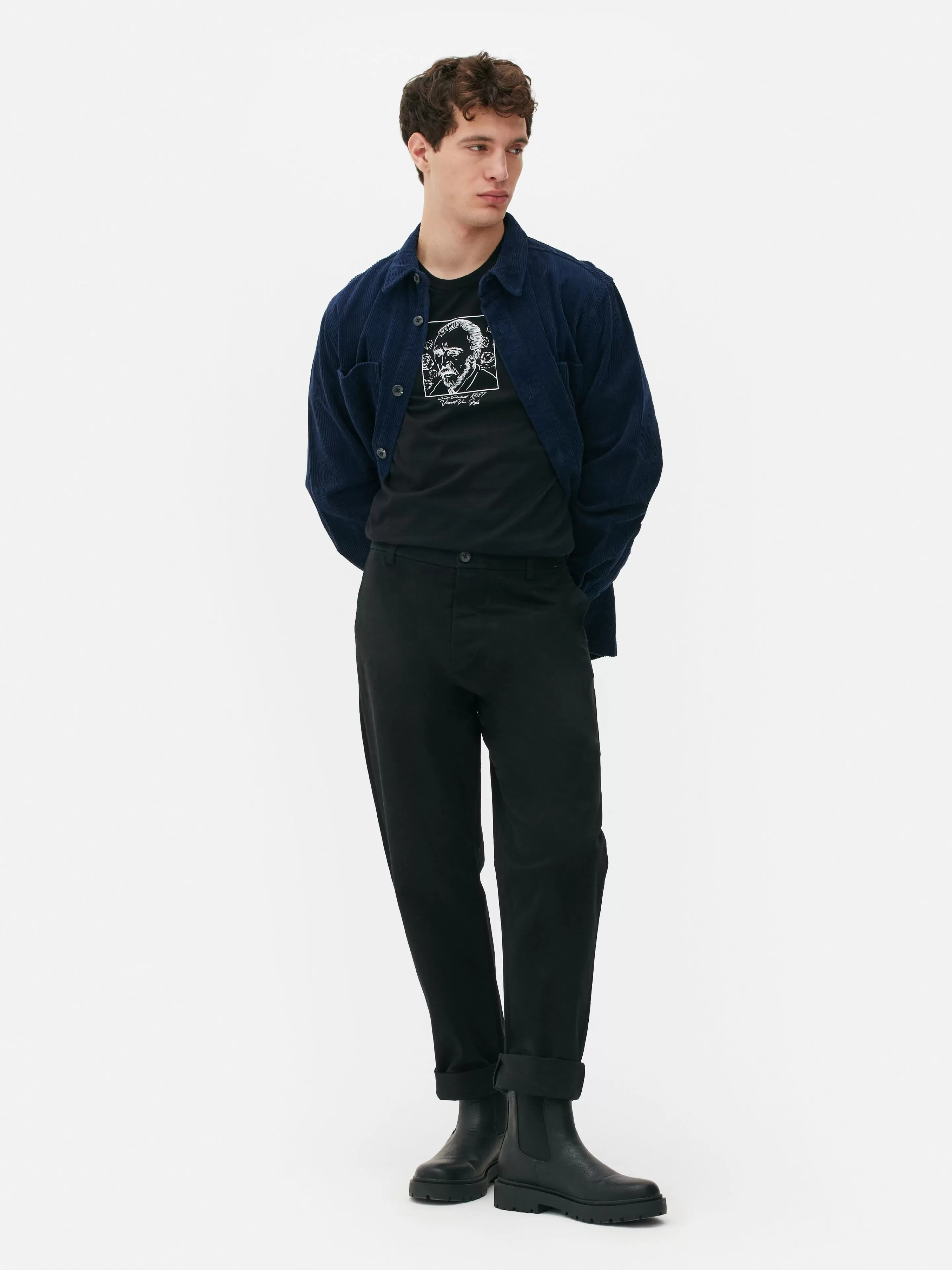 Pantalon Chino Coupe Droite-Primark Shop