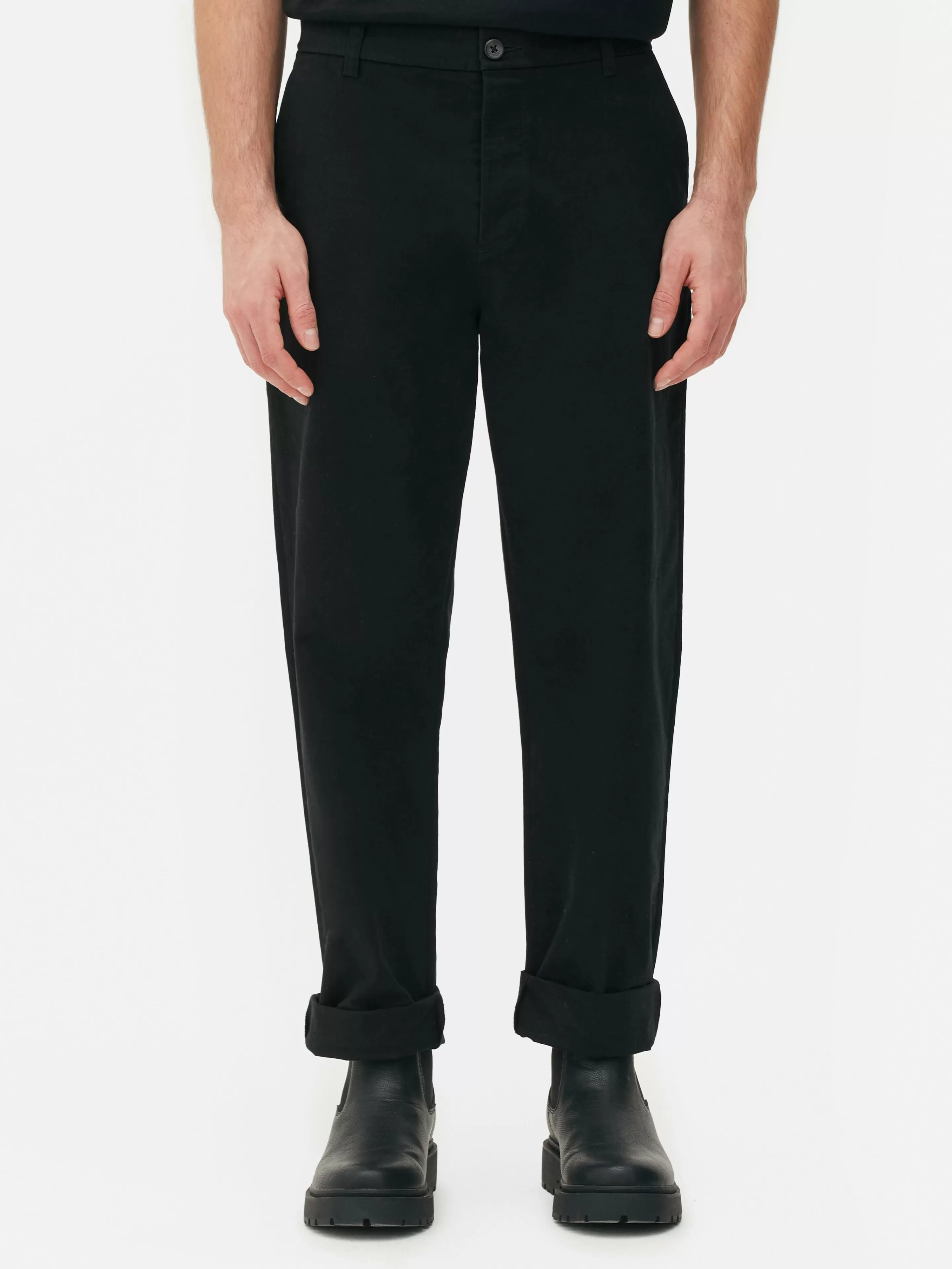 Pantalon Chino Coupe Droite-Primark Shop