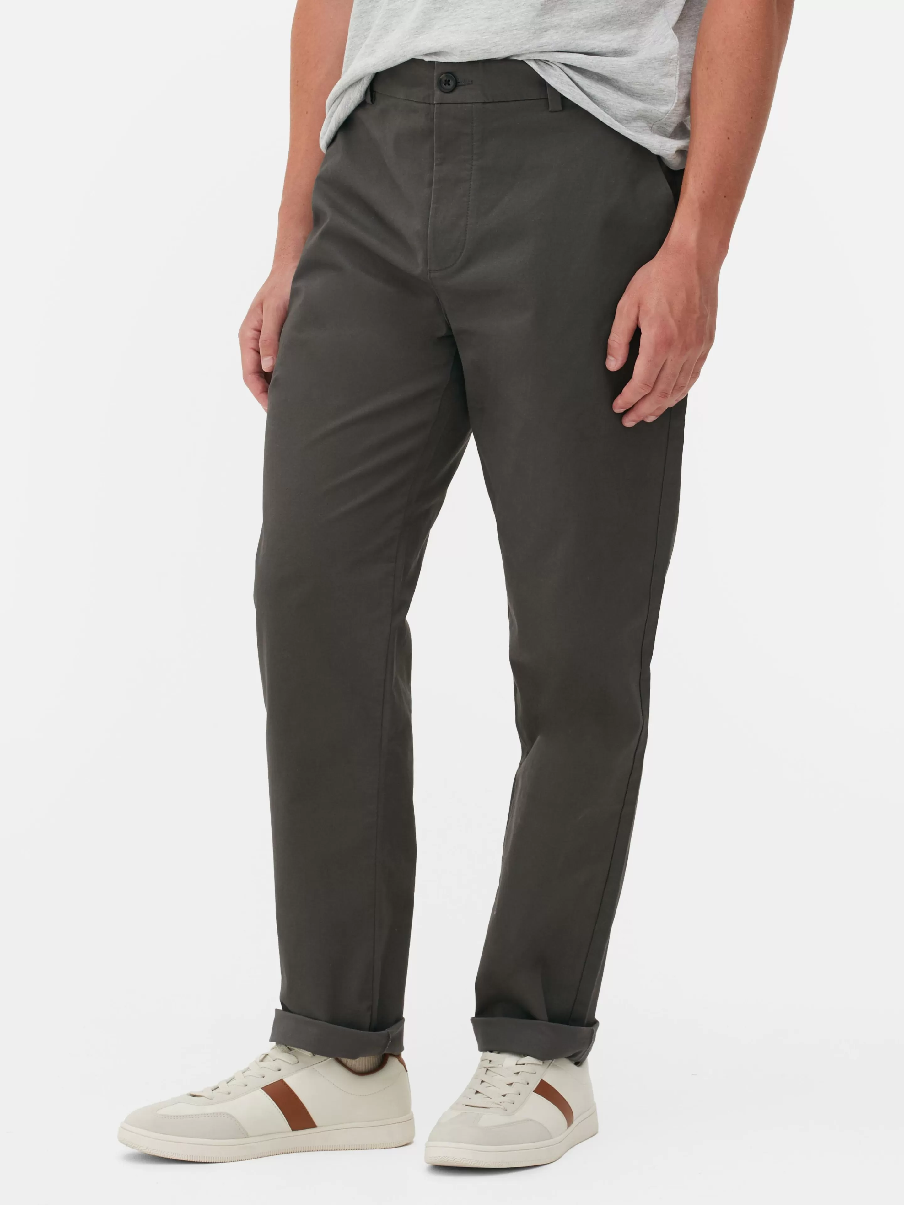 Pantalon Chino Stretch Coupe Droite-Primark Best Sale