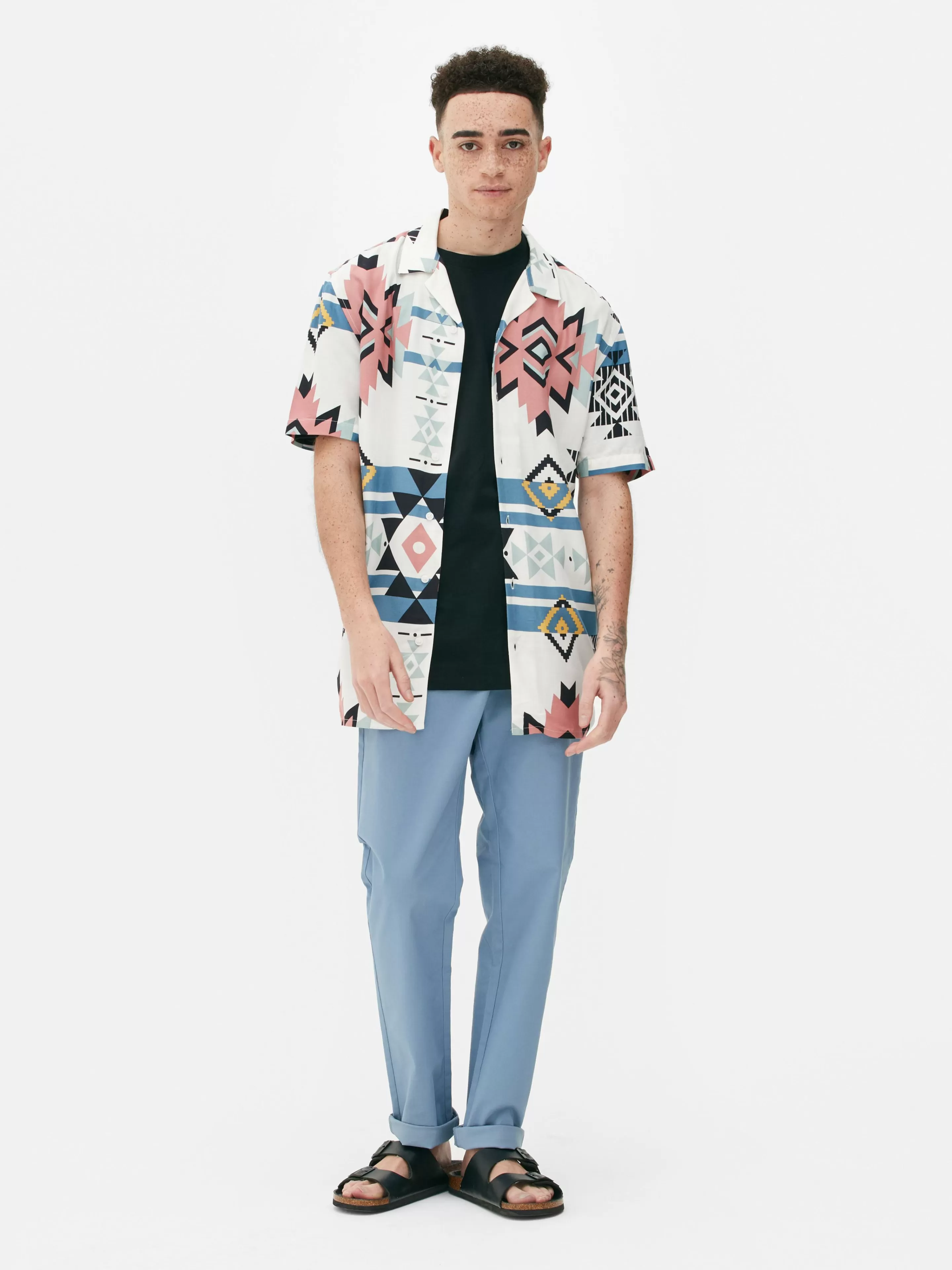 Pantalon Chino Stretch Coupe Slim-Primark Outlet