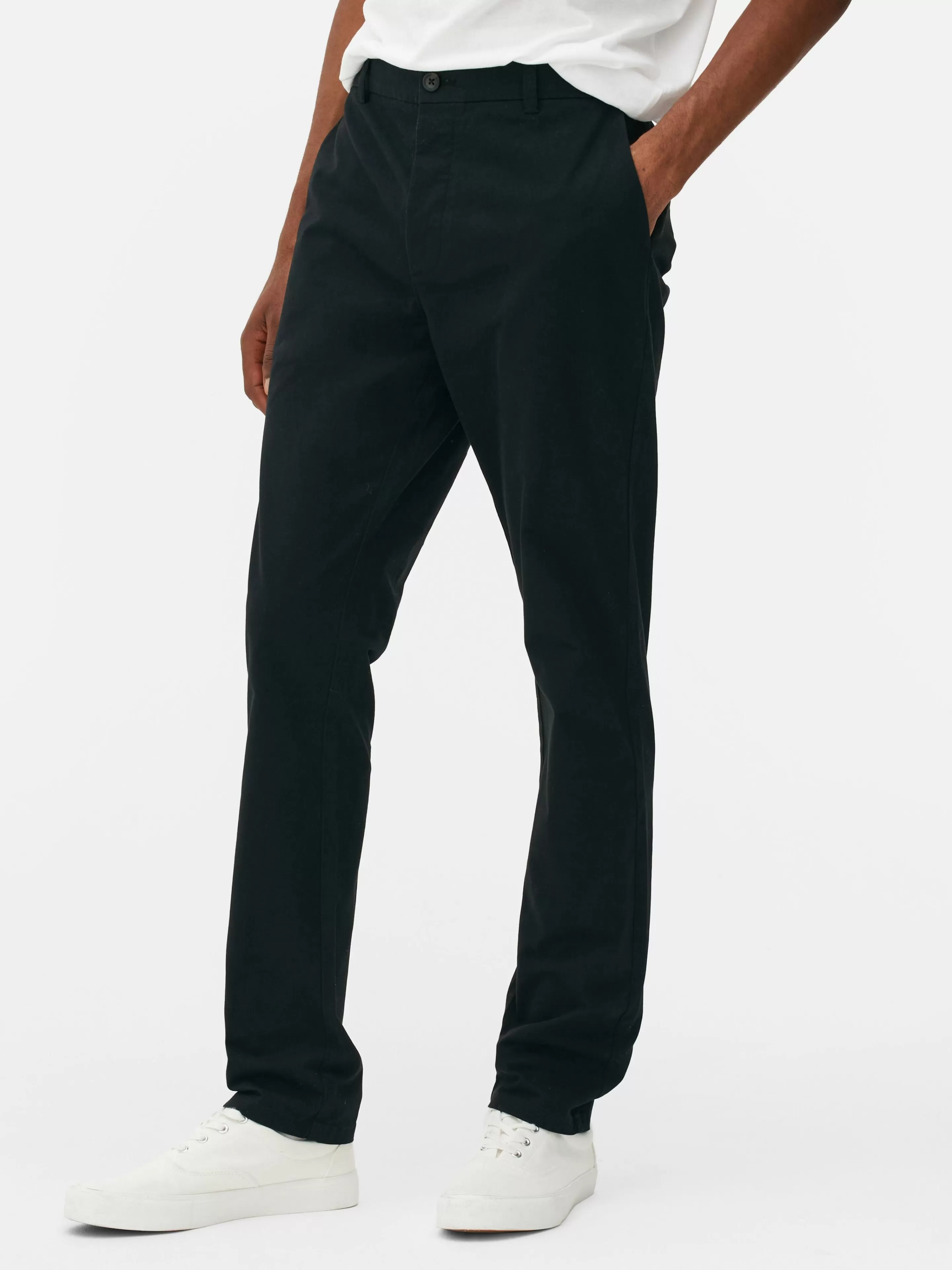 Pantalon Chino Stretch Coupe Slim-Primark Online