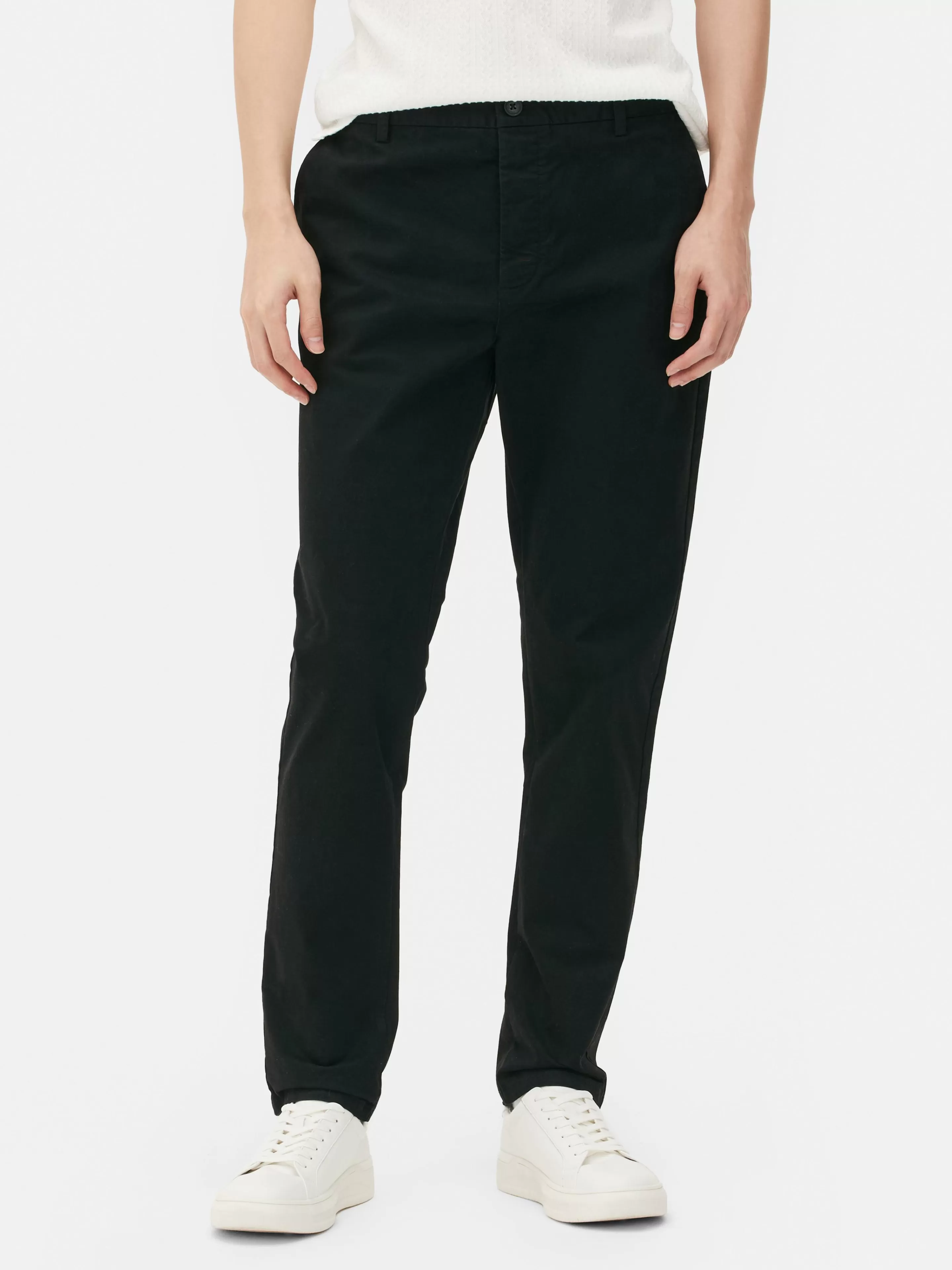 Pantalon Chino Stretch Coupe Slim-Primark New