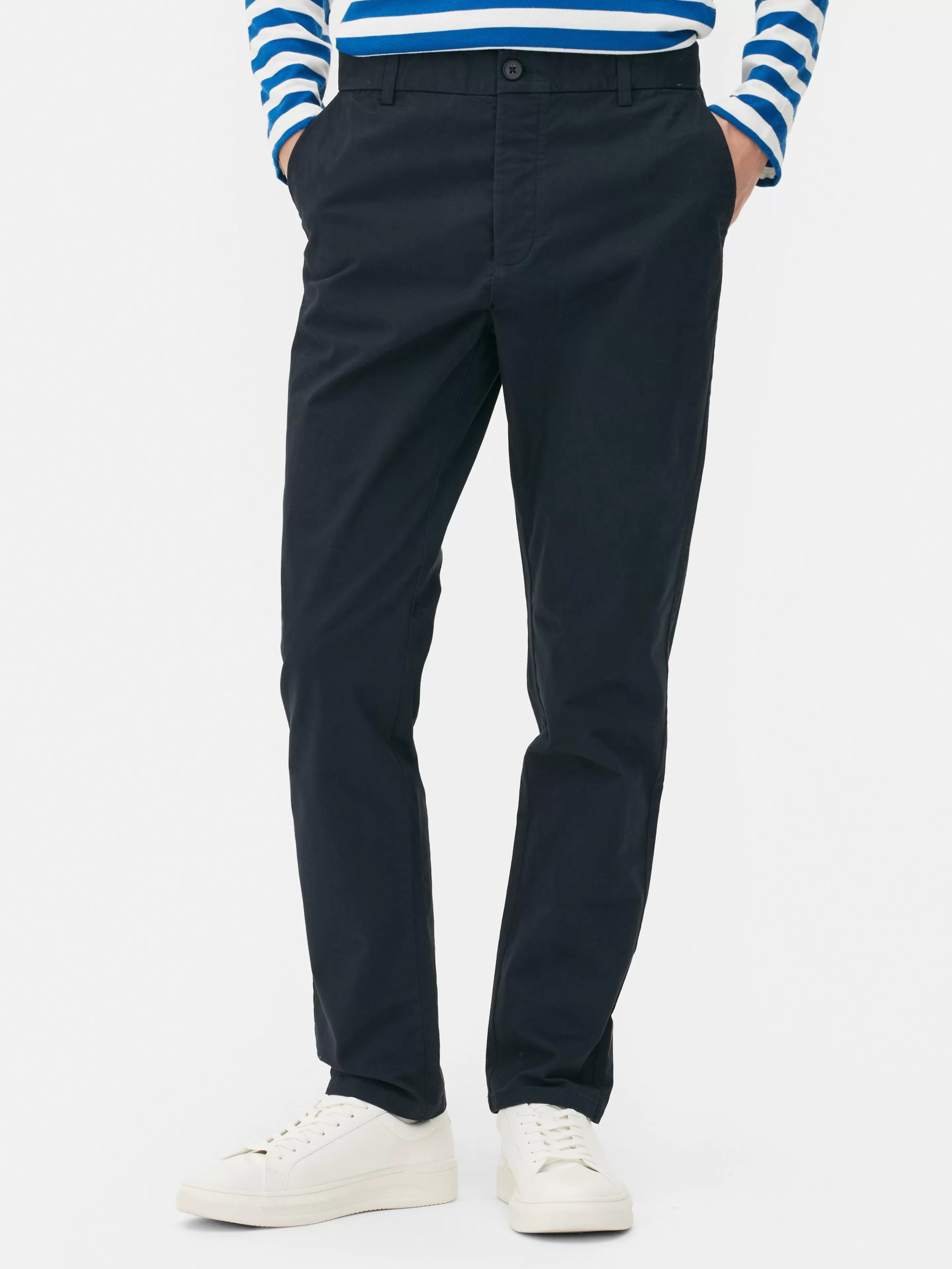 Pantalon Chino Stretch Coupe Slim-Primark Shop