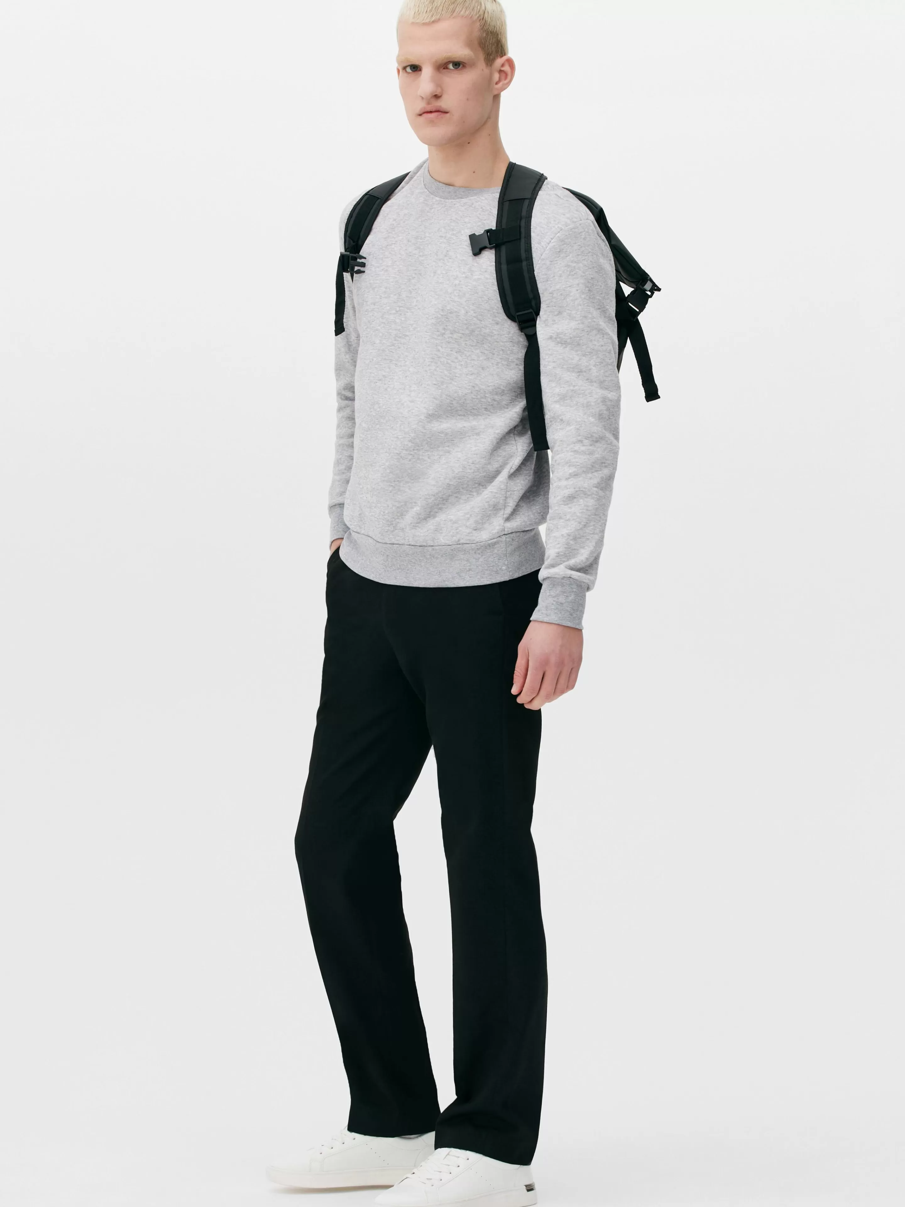 Pantalon En Sergé Coupe Droite-Primark New