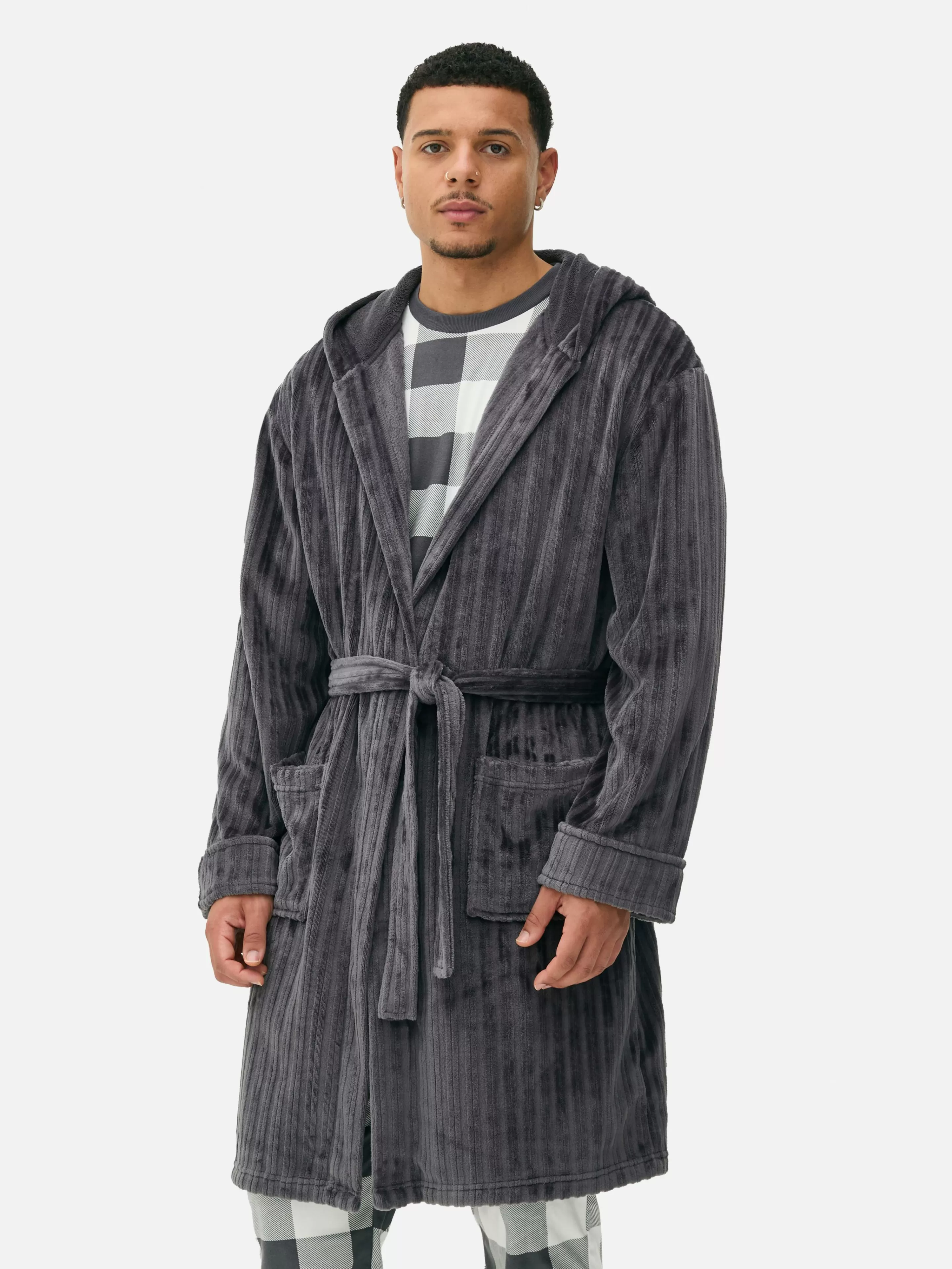 Peignoir à Rayures Effet Dévoré-Primark Cheap