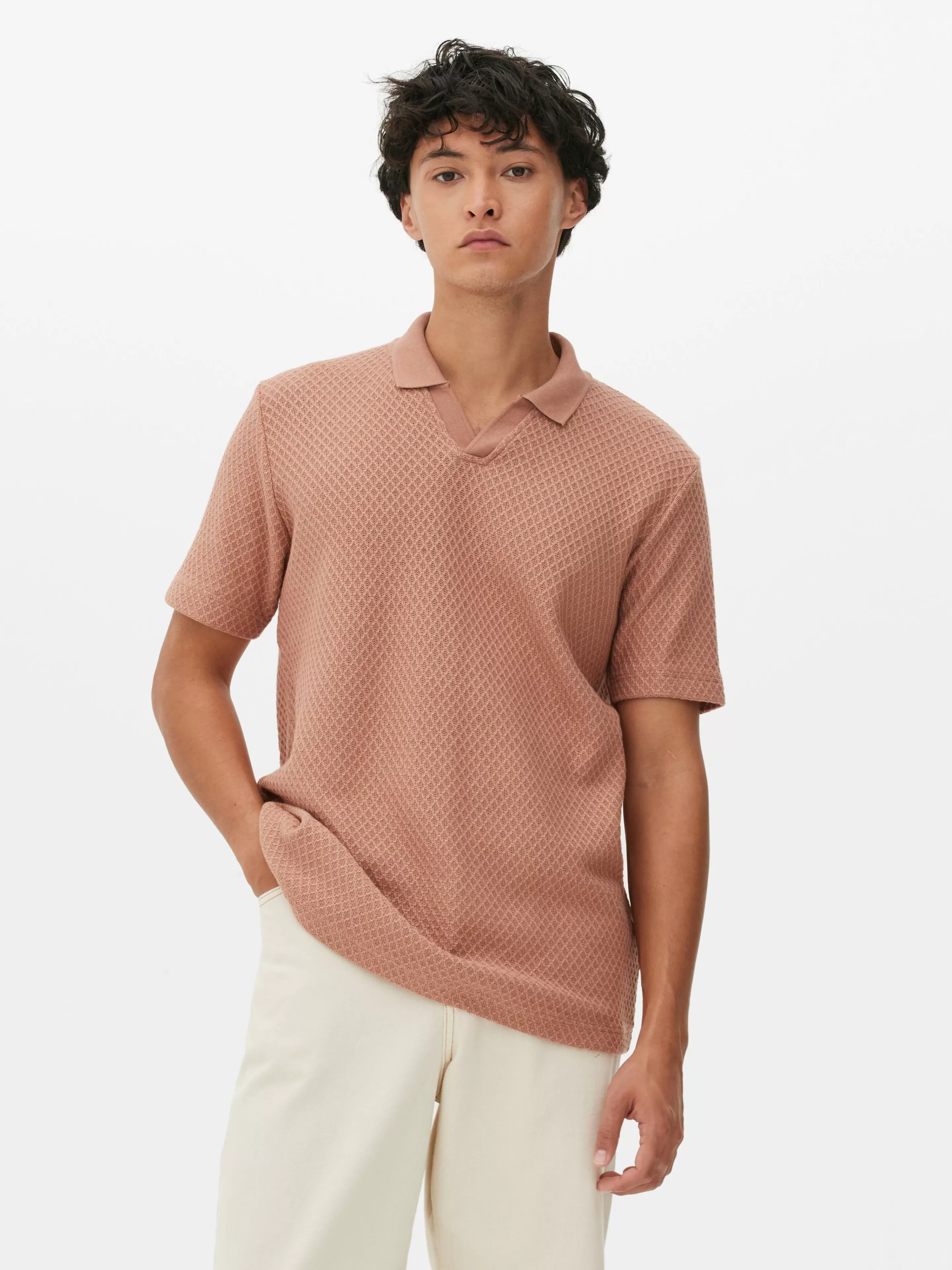 Polo En Maille Texturée Kem-Primark Sale