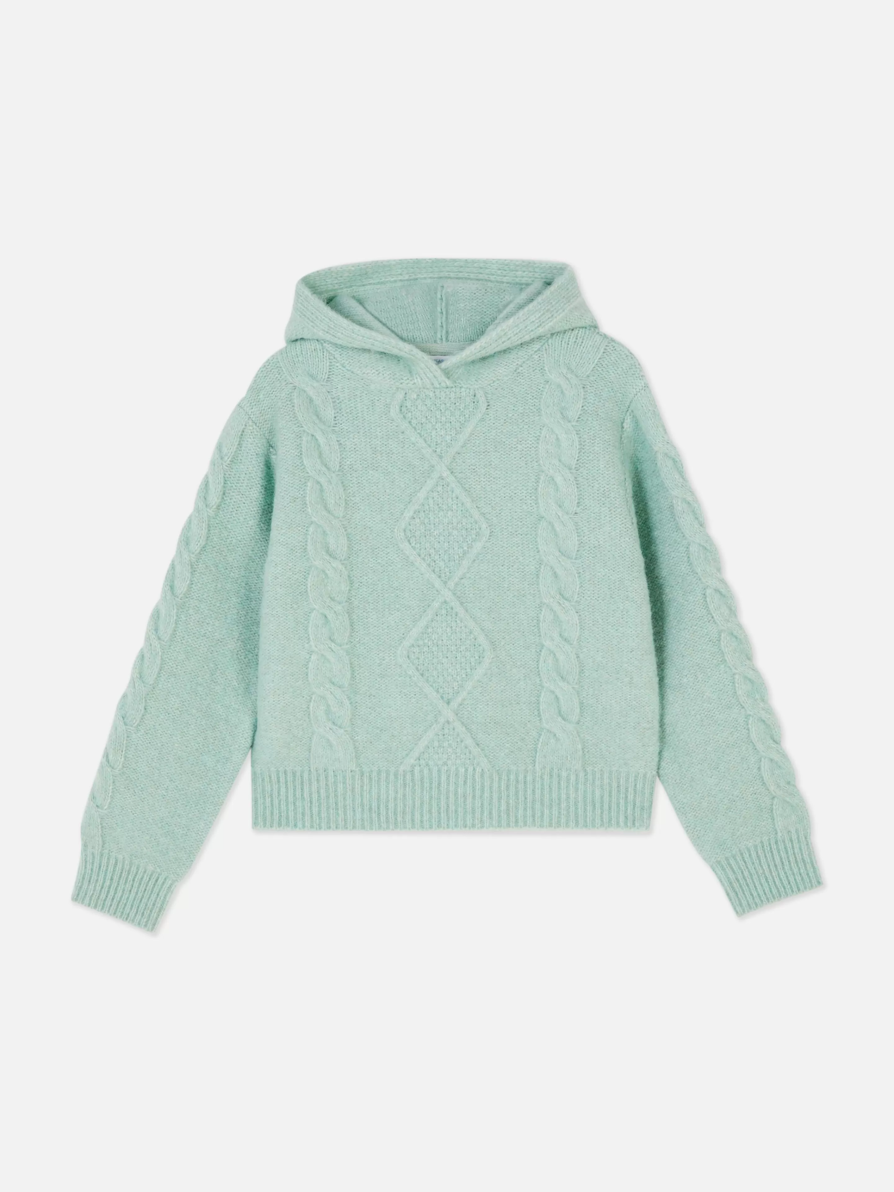 Pull à Capuche En Maille Torsadée-Primark Hot